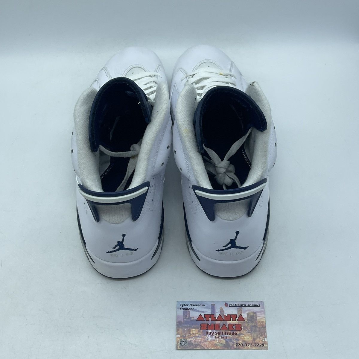 Jordan Brand Air Jordan 6 midnight navy Size US 12 / EU 45 - 6 Thumbnail
