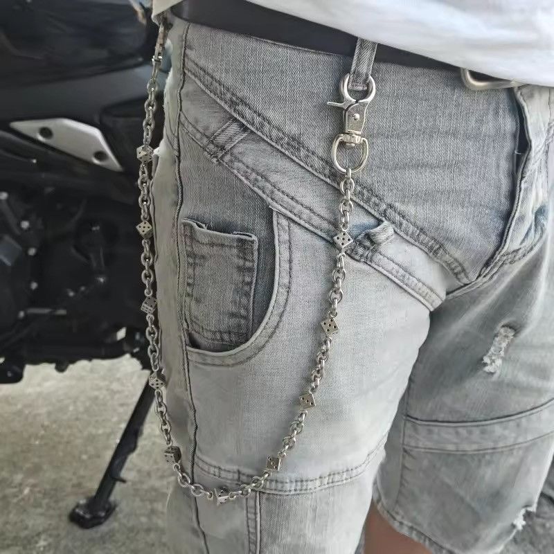 Jewelry Dice Wallet Chain, Pants Chain Size ONE SIZE - 5 Thumbnail
