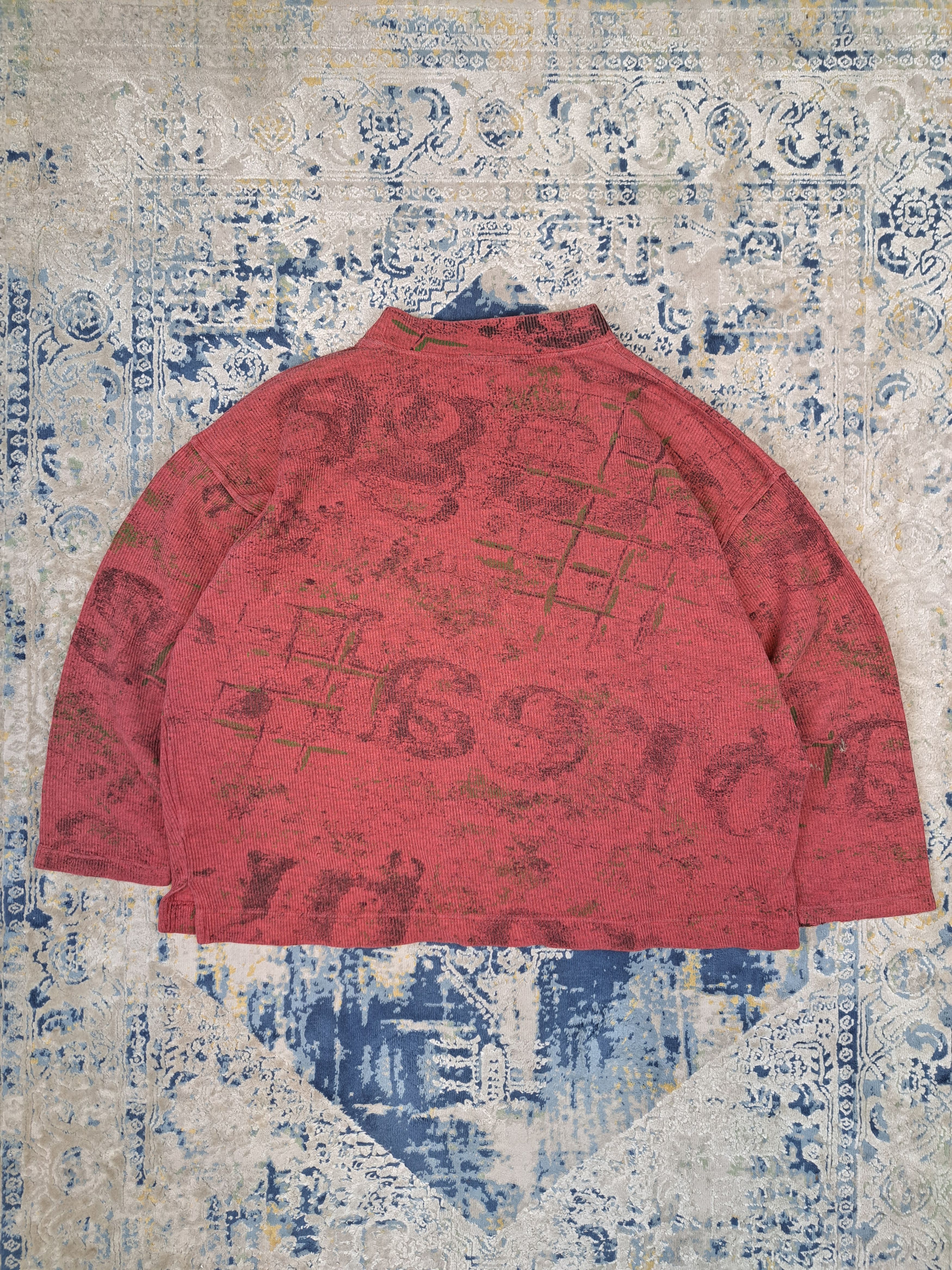 Reebok Vintage 90s Reebok Fullprint Oversize Sweatshirt Shaq Style Size US XL / EU 56 / 4 - 3 Thumbnail
