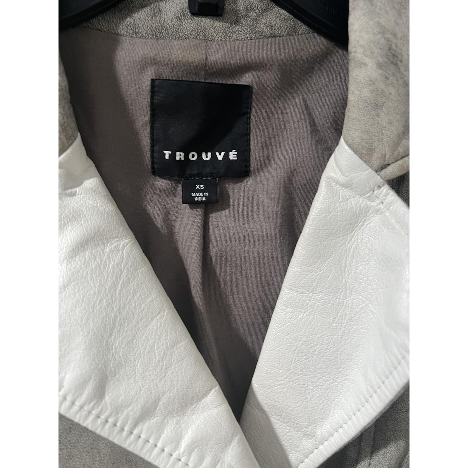 & Other Stories Trouve Rare 100% Genuine Leather Jacket XS Lining A001625 Size XS / US 0-2 / IT 36-38 - 5 Thumbnail