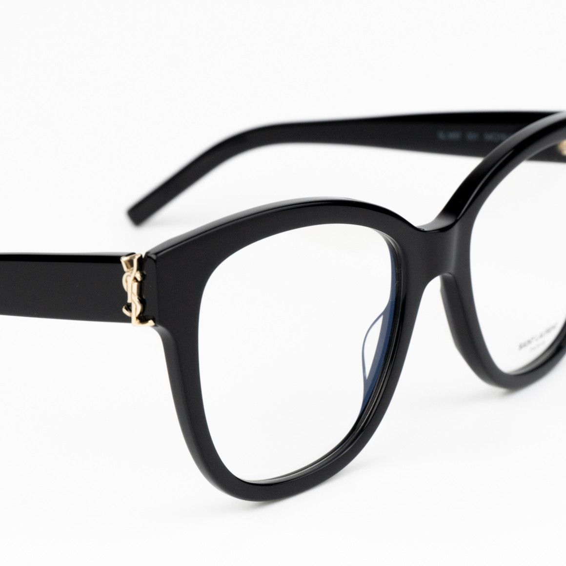 Saint Laurent Paris NEW Saint Laurent SLM97 001 Black Square Women Eyeglasses Size ONE SIZE - 6 Thumbnail