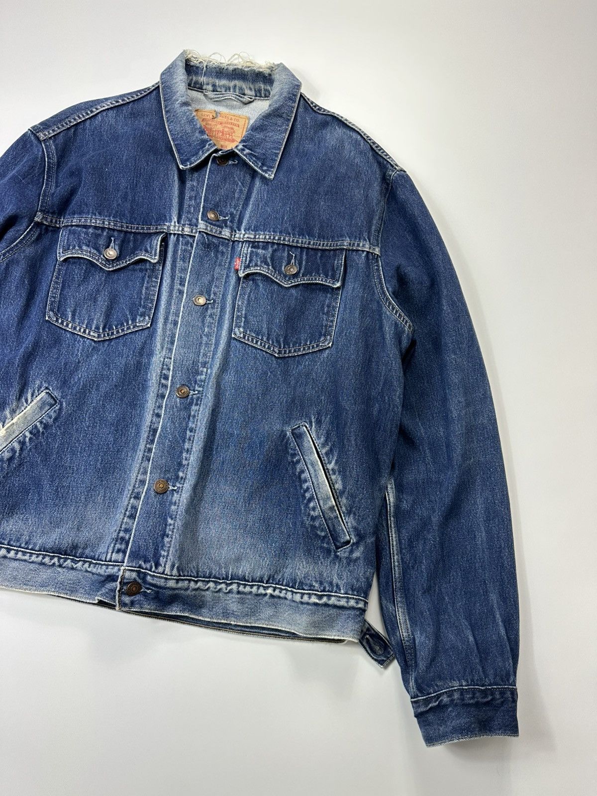 Levi's Vintage 90's Levis Denim Jacket 70570 Blue XXL Size Size US XXL / EU 58 / 5 - 4 Thumbnail