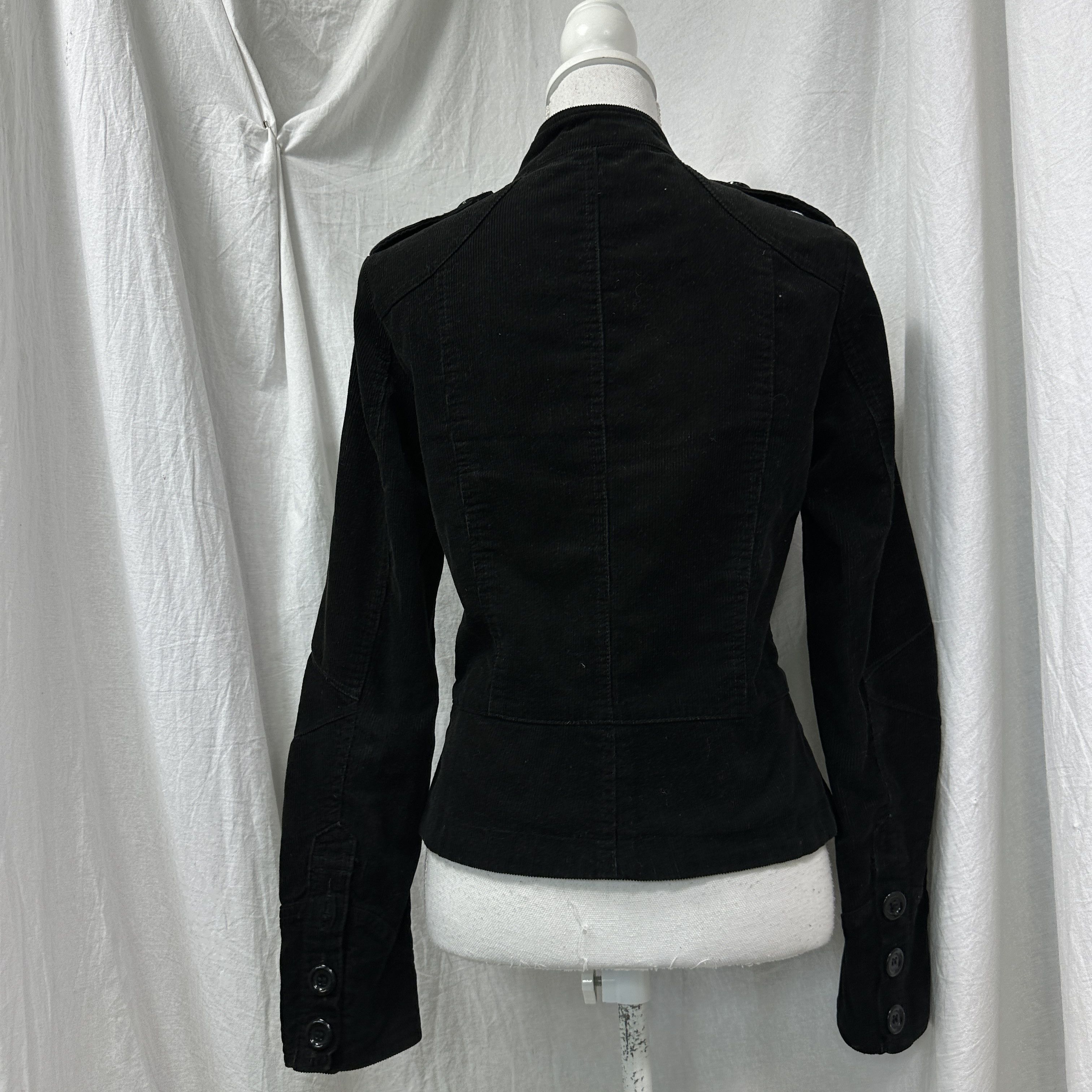 Vintage Vinted Avant Garde Opium Corduroy Fitted Jacket 00s Size S / US 4 / IT 40 - 7 Thumbnail