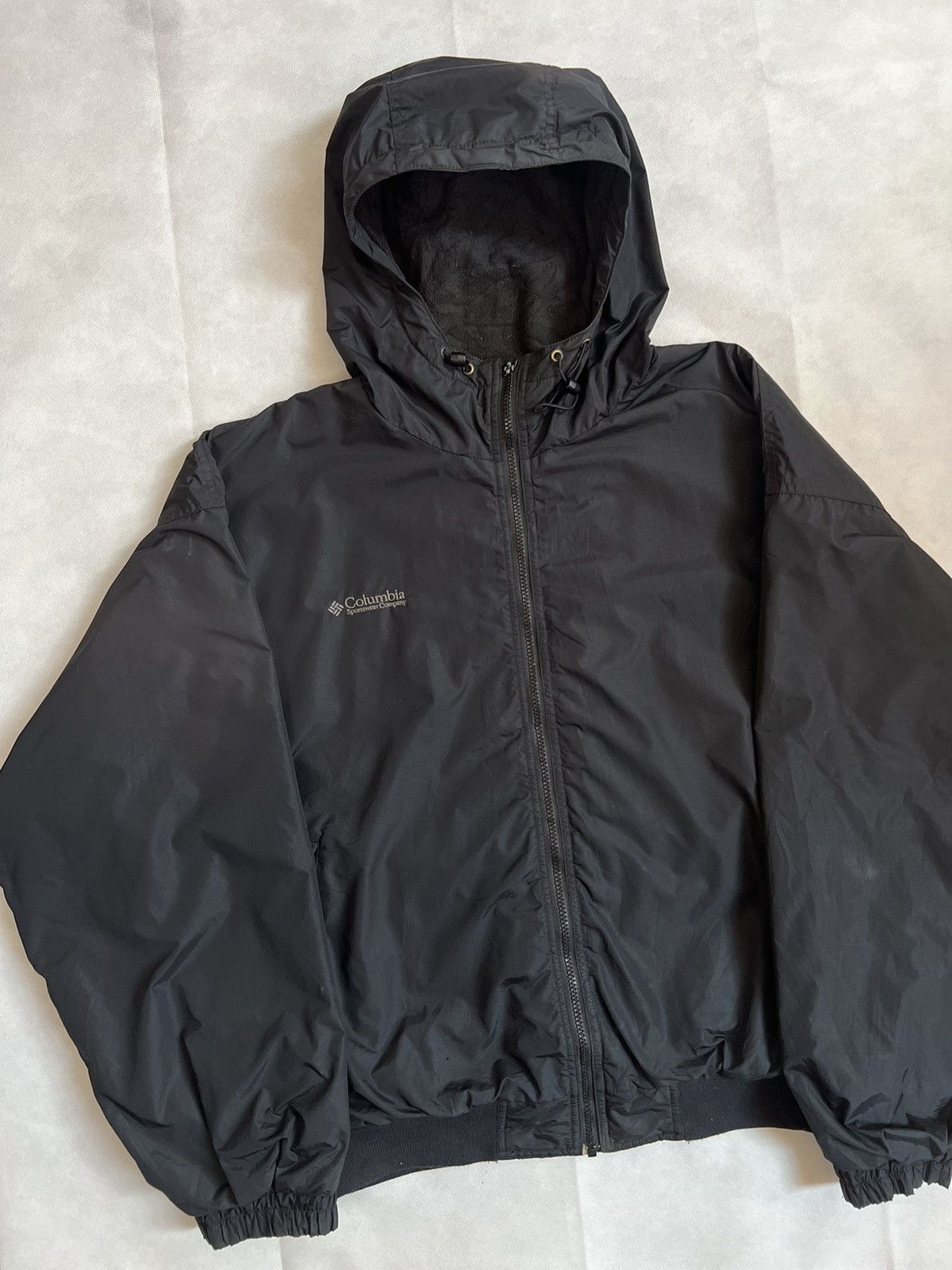 Columbia Columbia Sportswear Hooded Windbreaker Black Faded Size US XL / EU 56 / 4 - 6 Thumbnail