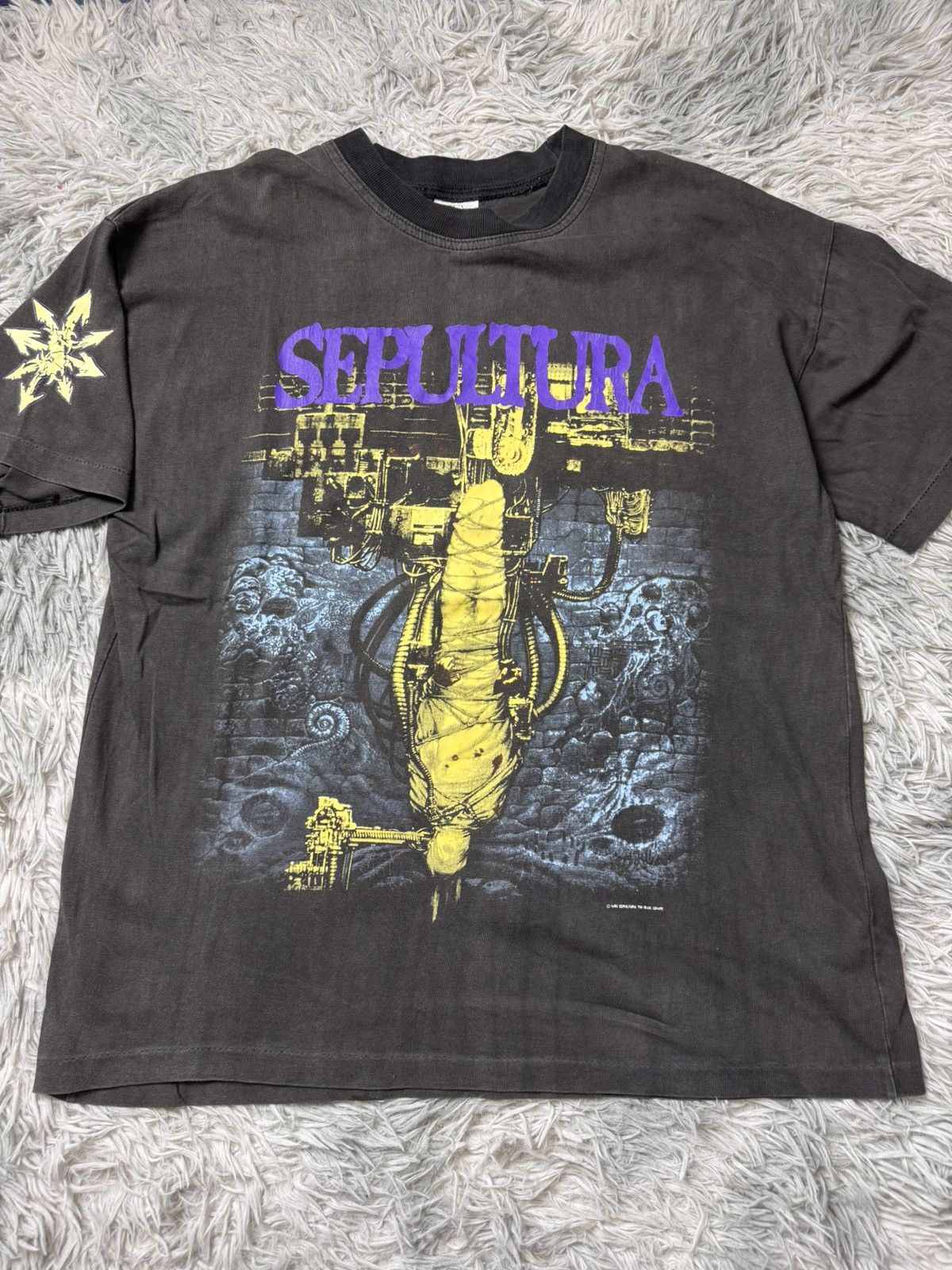 Vintage Vintage Sepultura Chaos A.D 1993 Size US L / EU 52-54 / 3 - 1 Thumbnail
