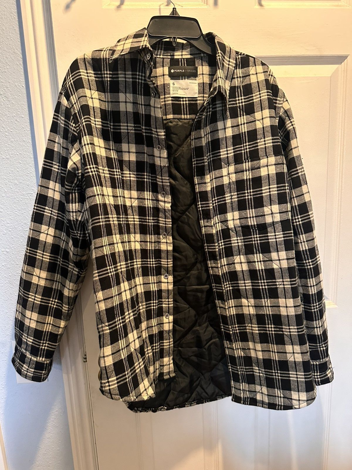 Purple Brand Flannel Snap-up Shirt Size US S / EU 44-46 / 1 - 1 Thumbnail