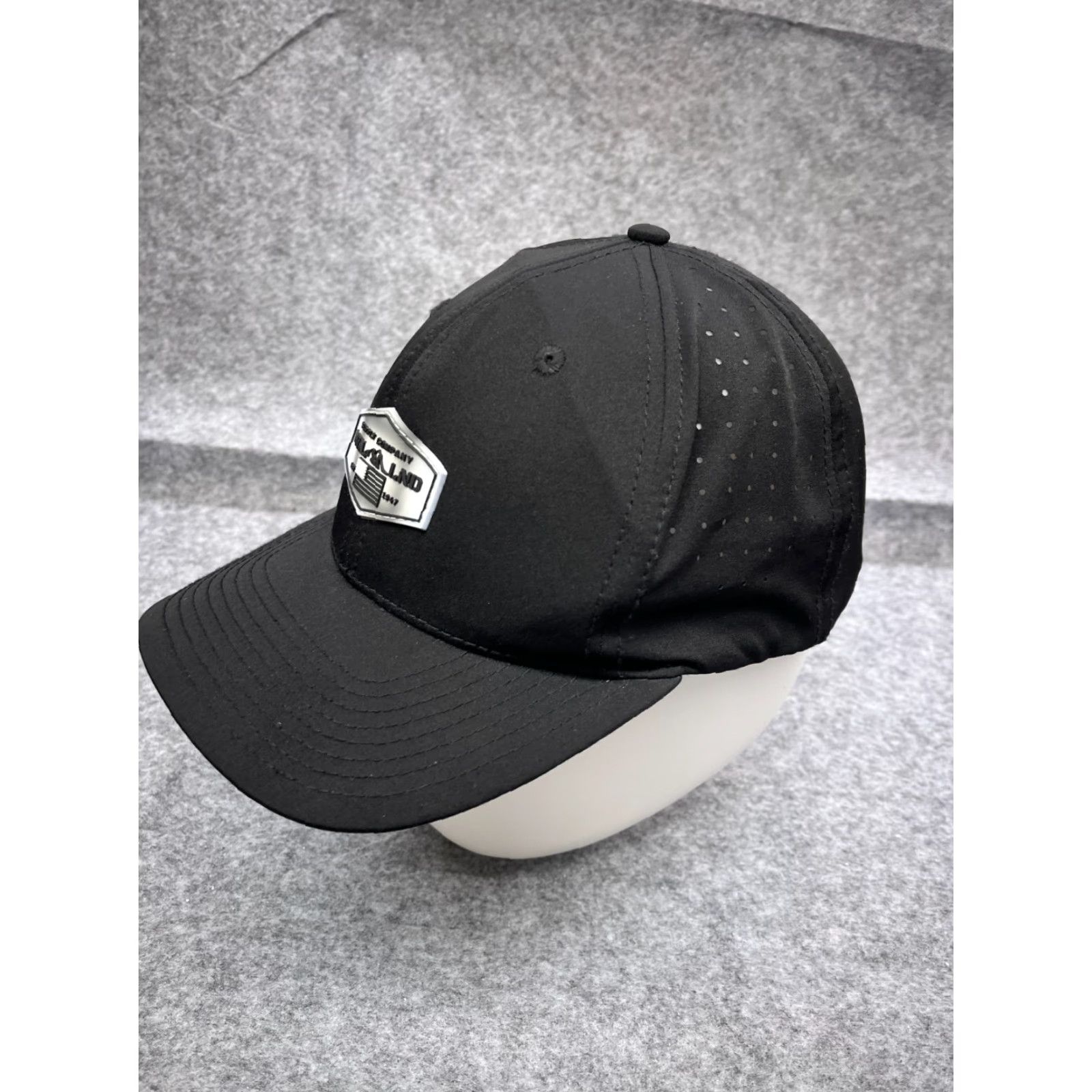 Vintage Mountainland Supply Hat Cap Snap Back Adult One Size Black Solid Polyester Blend Size ONE SIZE - 4 Thumbnail