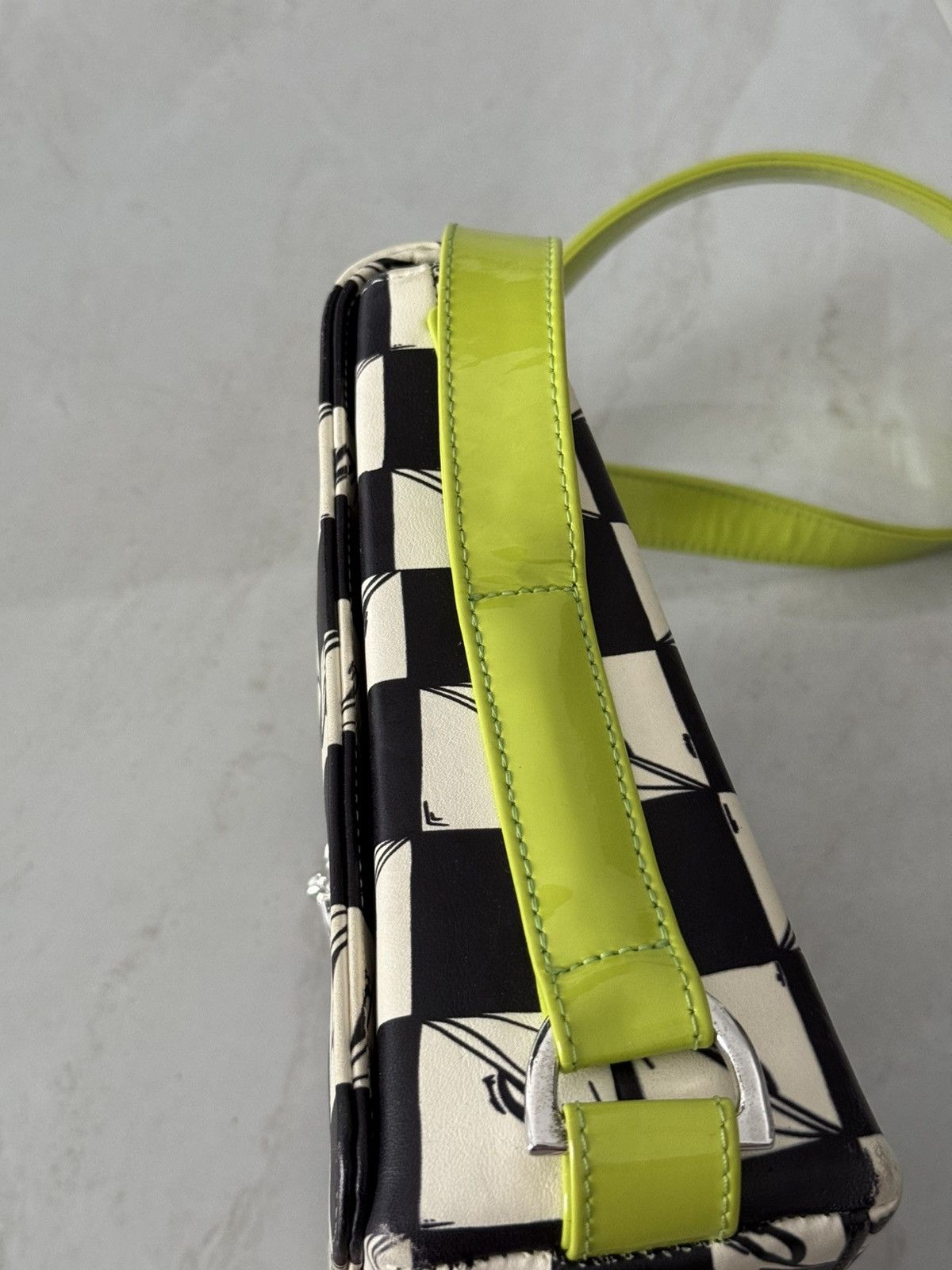 Chrome Hearts Chrome Hearts Mattyboy 99eyes Leather Bag with Green Strap Size ONE SIZE - 7 Thumbnail