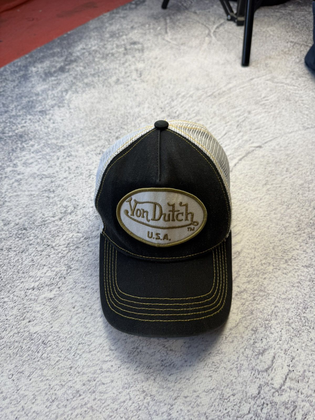 Von Dutch Vintage Von Dutch USA trucker cap hat Y2K Size ONE SIZE - 2 Thumbnail