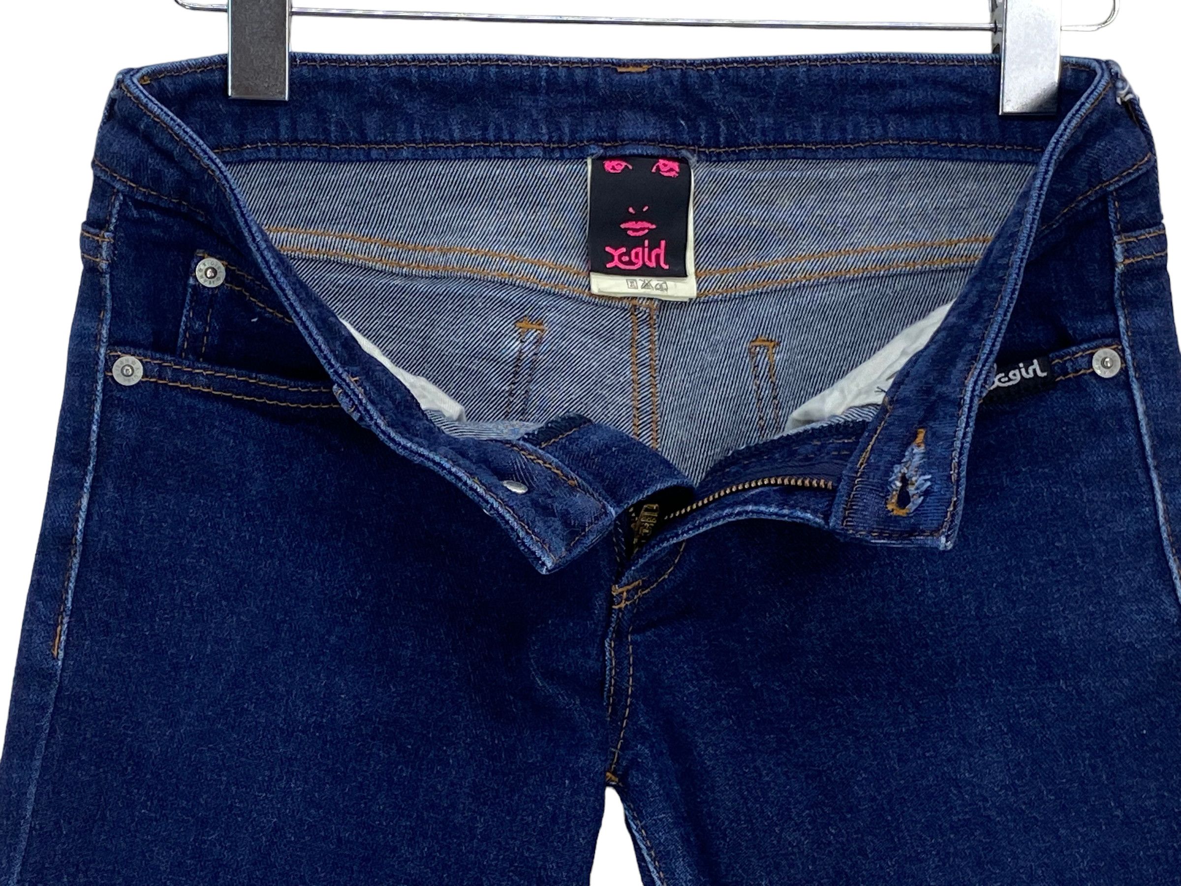 Japanese Brand Japanese X-Girl Skinny Jeans – Stretch Denim Women's Pants Size 28" / US 6 / IT 42 - 4 Thumbnail