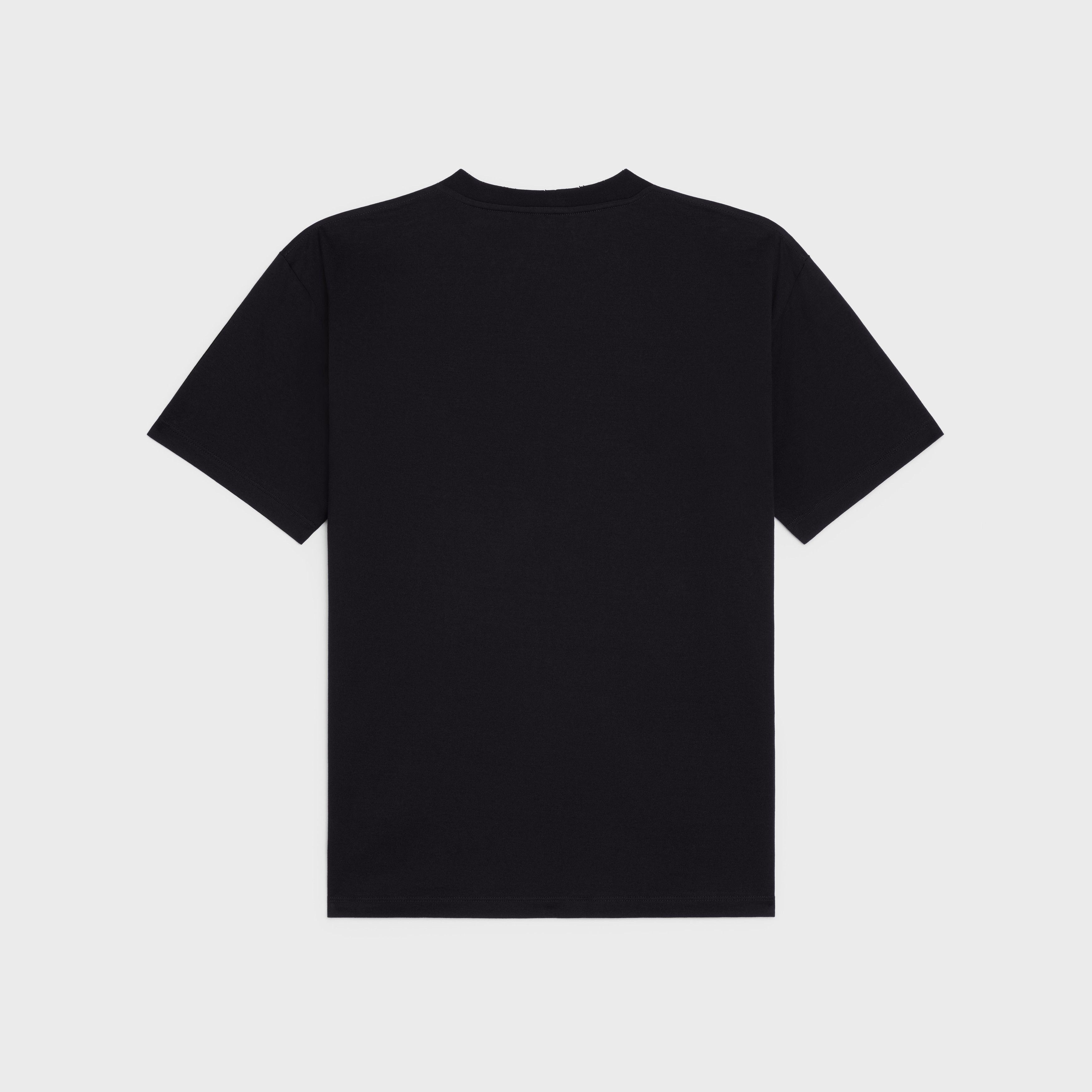 Celine o1bcso1str0125 Jersey Cotton Dash Snow Loose T-Shirt Size US XS / EU 42 / 0 - 2 Thumbnail