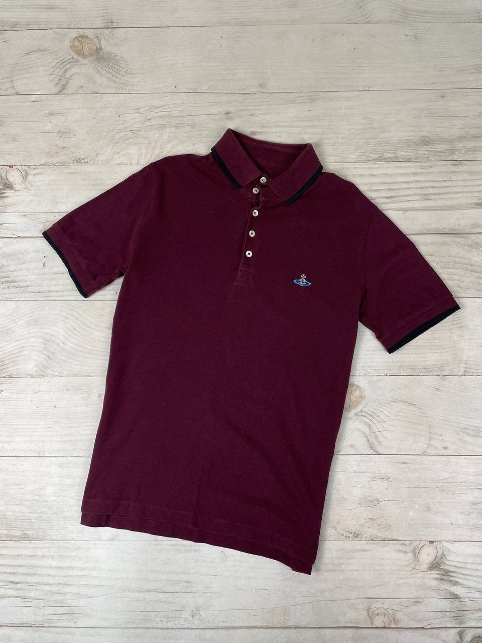 Vivienne Westwood Vivienne Westwood Polo Shirt Logo Orb Basic Luxury Size US XL / EU 56 / 4 - 1 Thumbnail