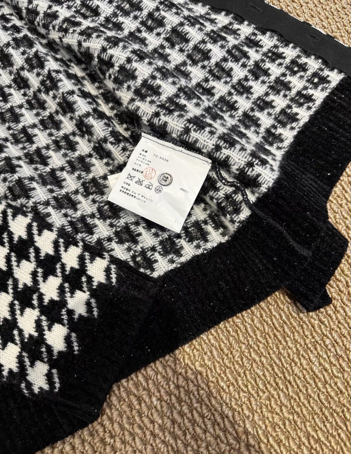 Comme des Garcons Comme des Garçons Wool Houndstooth Cardigan K23 Size M / US 6-8 / IT 42-44 - 6 Thumbnail