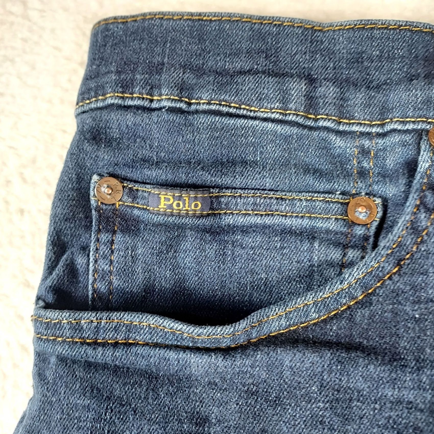 Polo Ralph Lauren Polo Ralph Lauren Jeans Men 44x32 Blue Denim Straight Leg 5-Pocket Workwear Polo Logo Vintage? No Size US XXL / EU 58 / 5 - 4 Thumbnail