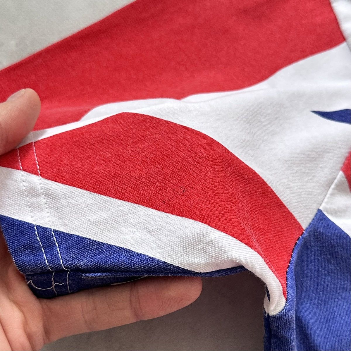 Hysteric Glamour × Undercover 00s British London Flag Chrome Style All Over Print T Shirt Size US XL / EU 56 / 4 - 7 Thumbnail