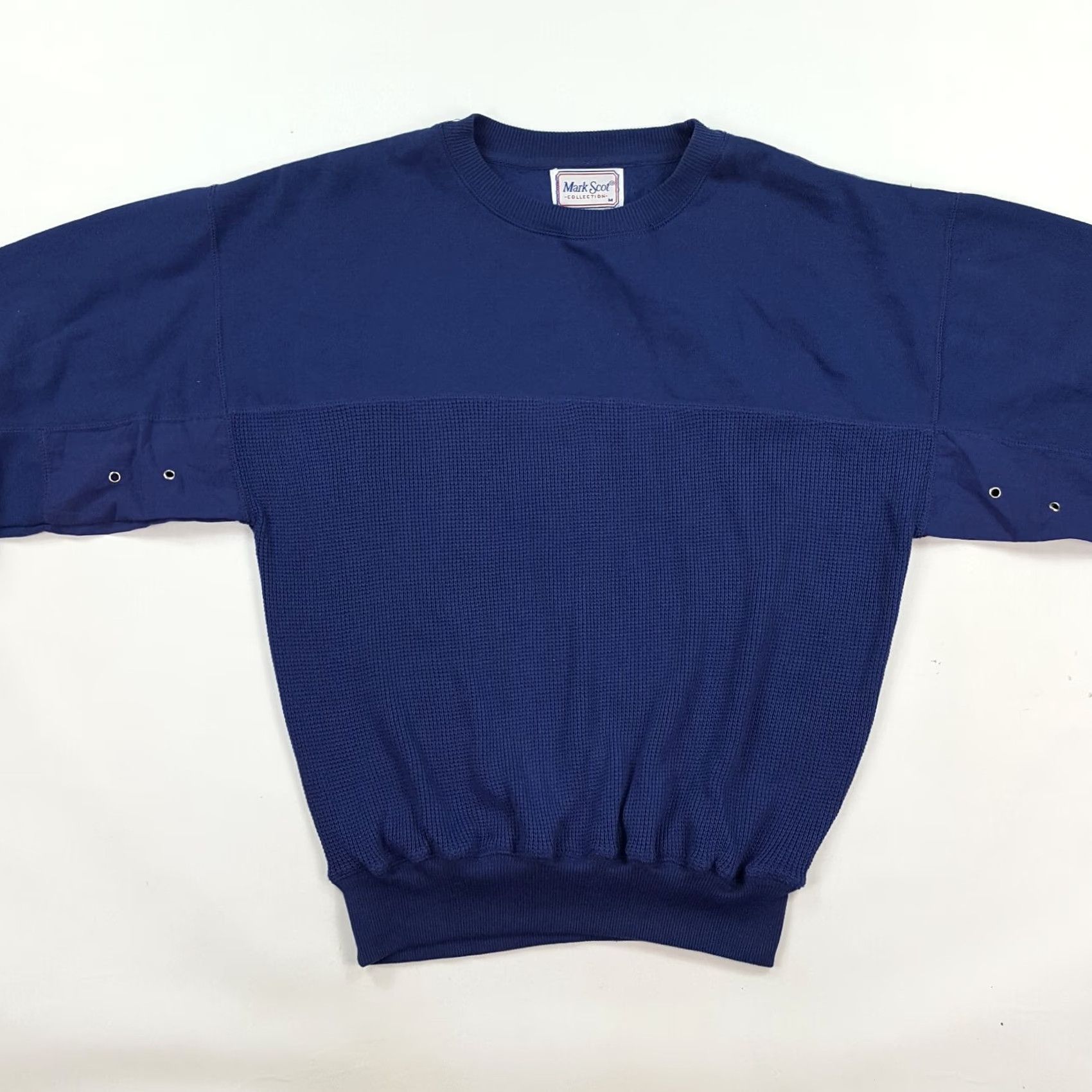 Vintage VINTAGE Navy Blue Knit Golf Men's Medium Pullover Crewneck Retro Sweatshirt Sweater Size US M / EU 48-50 / 2 - 5 Thumbnail