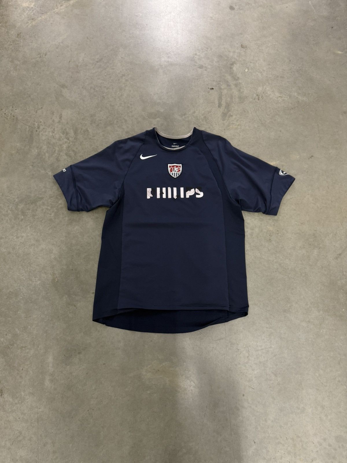 Nike USA National Team Nike T90 Soccer Jersey 2004 Navy Small Size US S / EU 44-46 / 1 - 6 Thumbnail