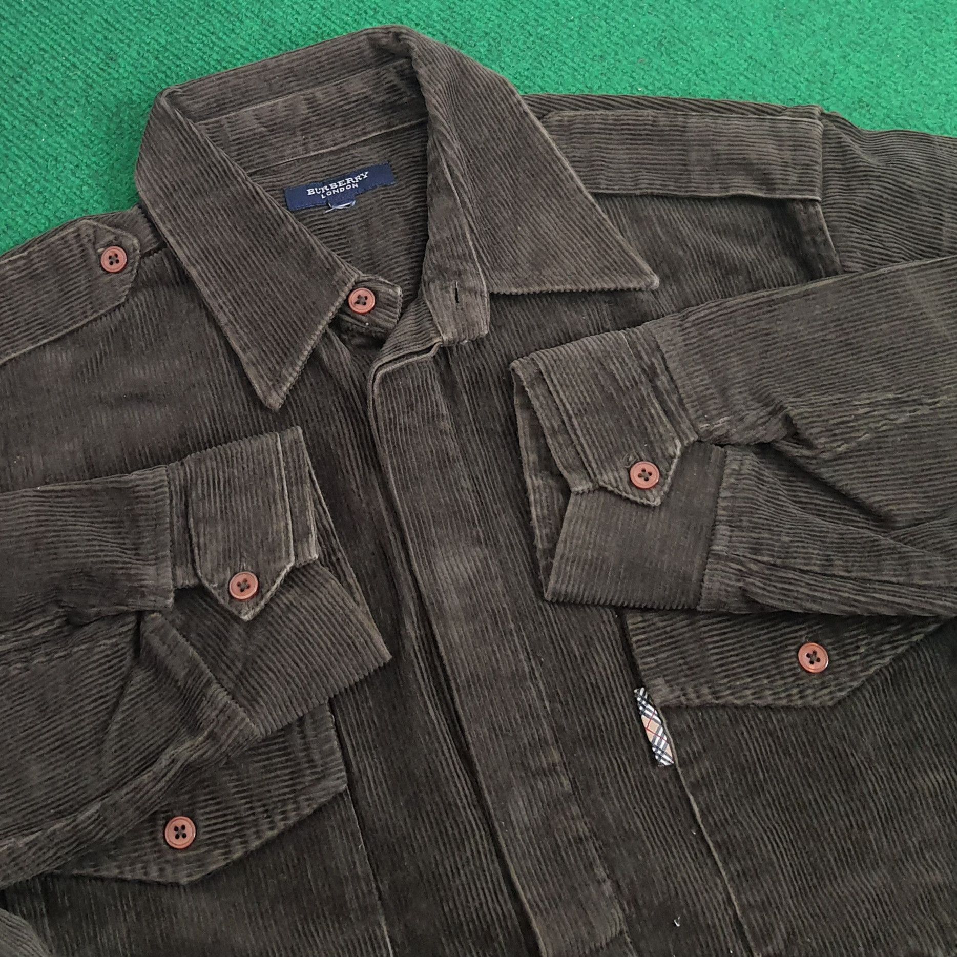 Vintage Burberry London Corduroy Jacket Size US M / EU 48-50 / 2 - 3 Thumbnail