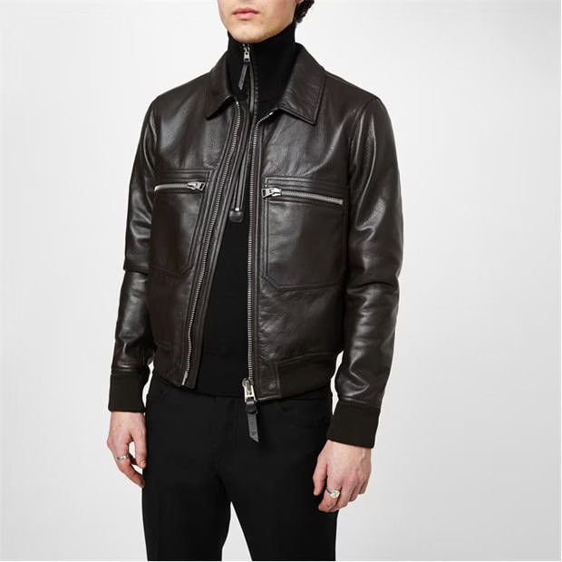 Tom Ford o1g2r1mq0724 Leather Jacket in Brown Size US L / EU 52-54 / 3 - 5 Thumbnail