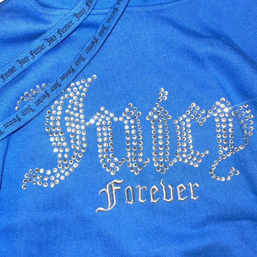 Juicy Couture Juicy Couture Forever 21 Rhinestone Pullover Hoodie Sweater Size S / US 4 / IT 40 - 3 Thumbnail