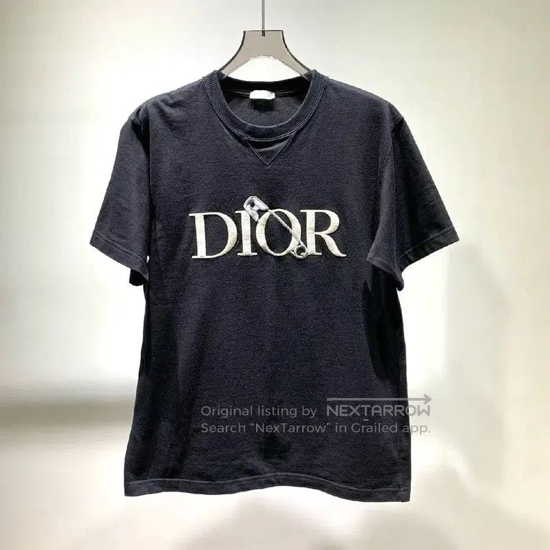 Dior Dior Black Cotton Men's T-shirt . Size US L / EU 52-54 / 3 - 1 Thumbnail
