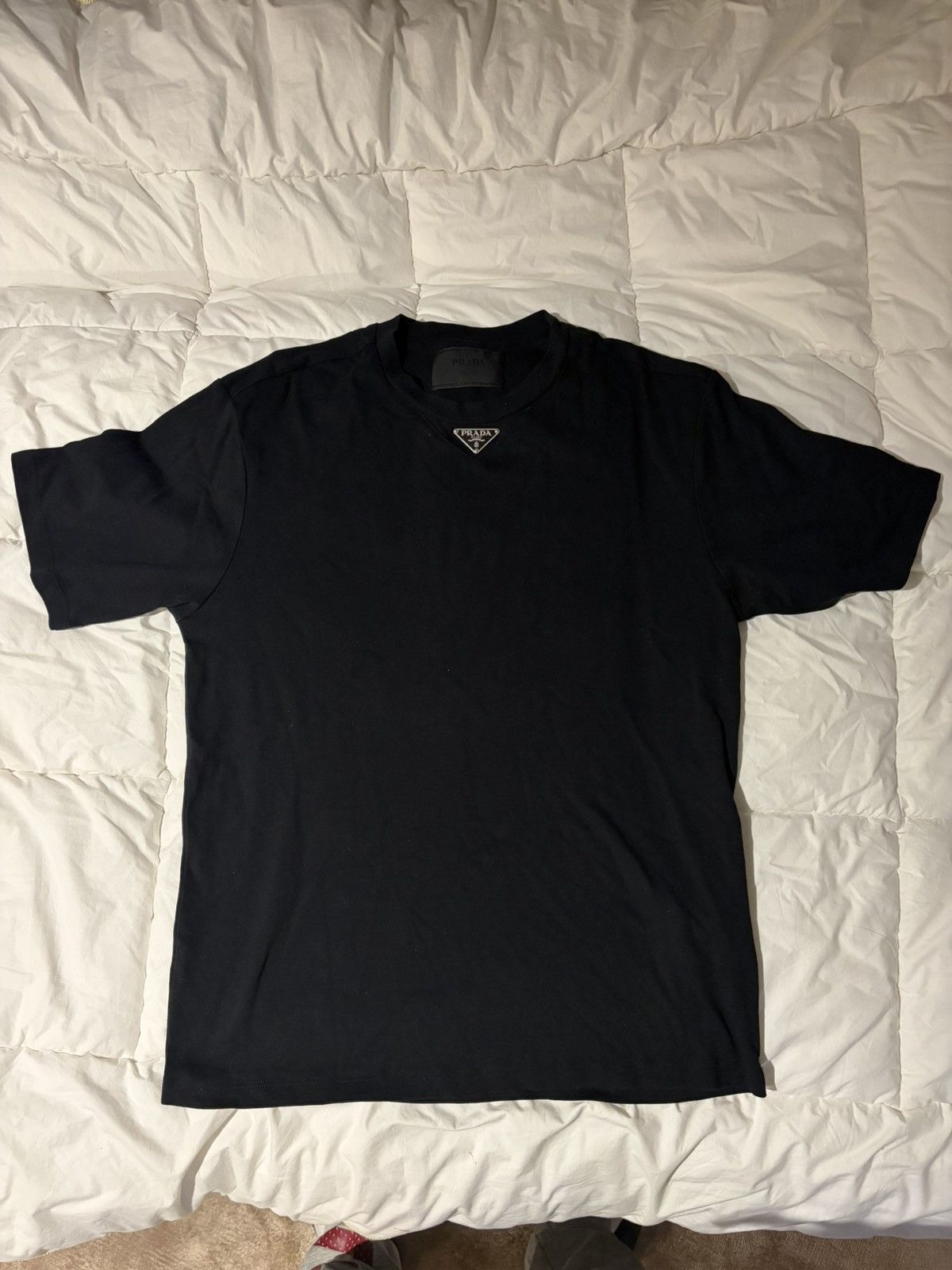 Prada Prada Logo T Shirt Size US S / EU 44-46 / 1 - 1 Thumbnail