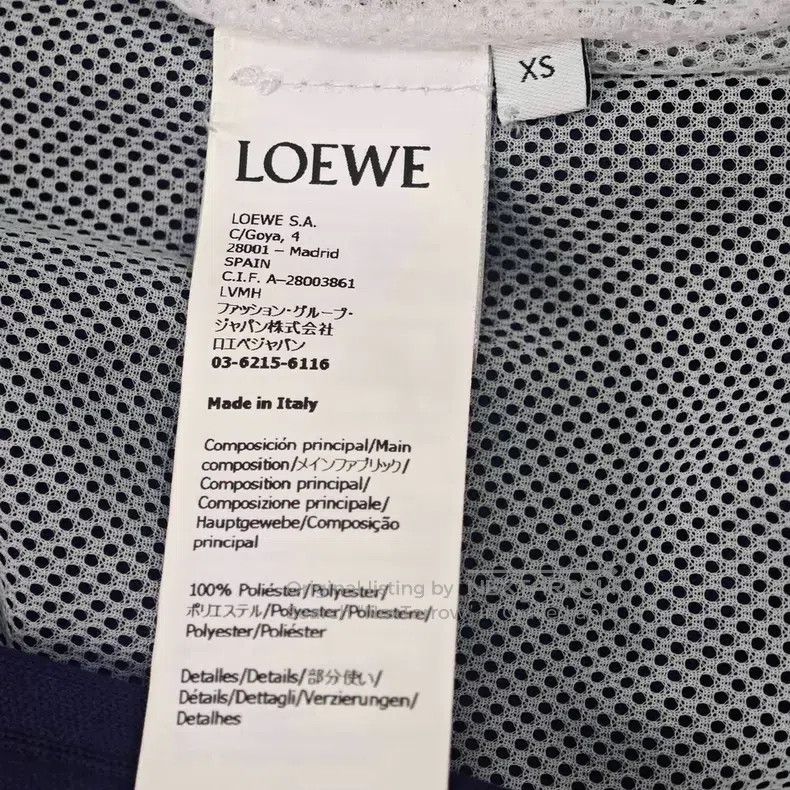 Loewe Loewe Dark blue embroidered logo zipper jacket Size XS / US 0-2 / IT 36-38 - 6 Thumbnail