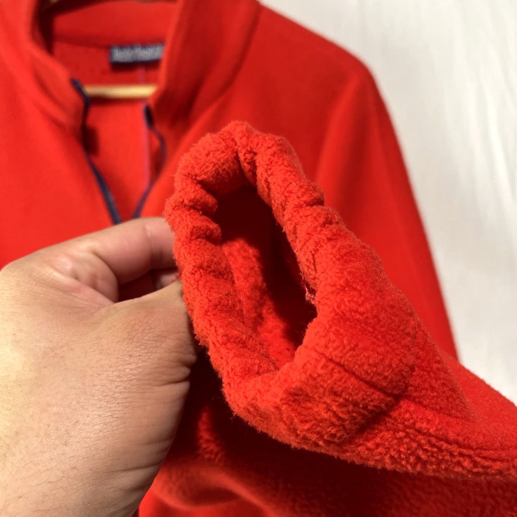 Timberland VINTAGE Timberland Jacket Mens Medium Red Atlantis Polar Fleece Made In USA Size US M / EU 48-50 / 2 - 6 Thumbnail