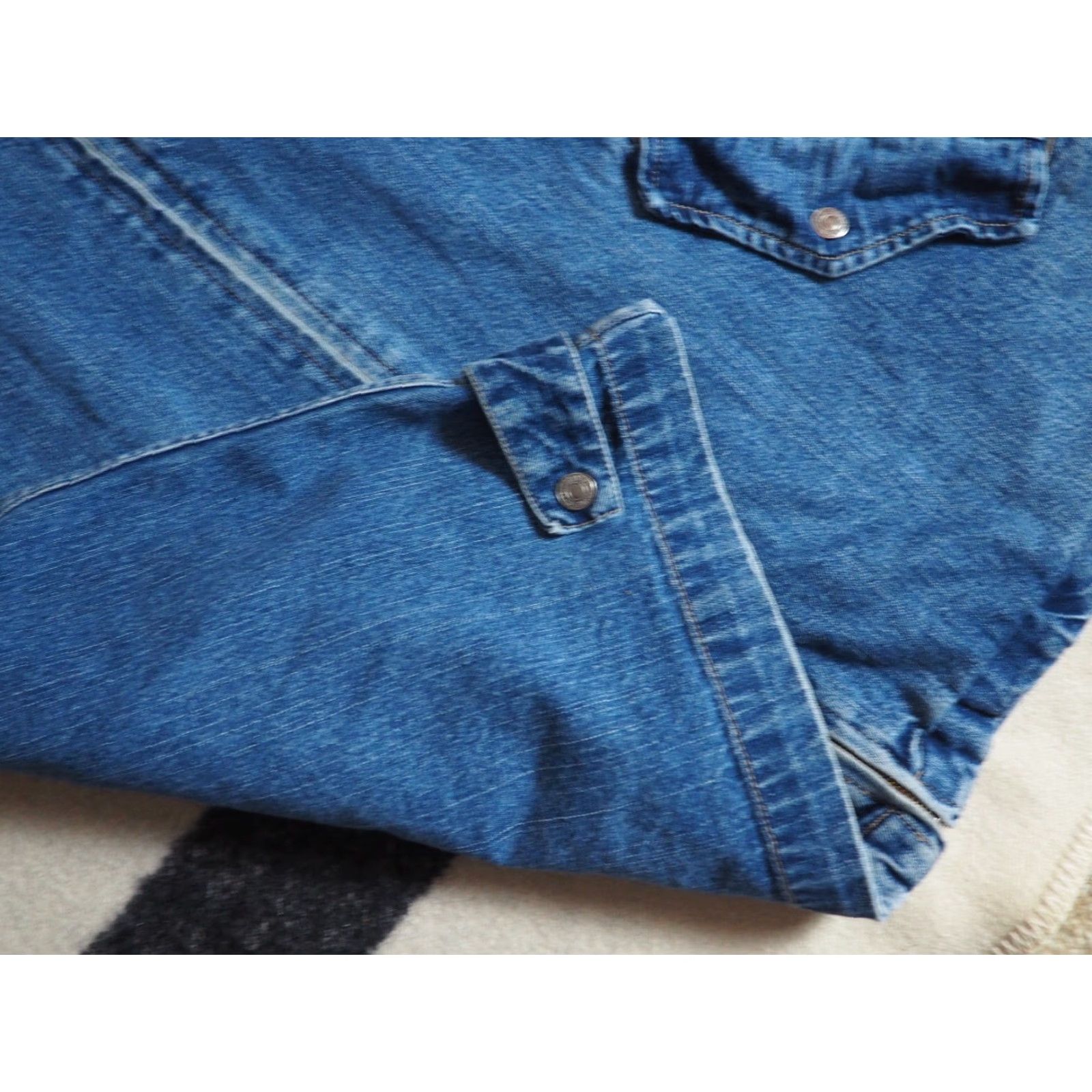 Levi's VINTAGE Levi's Denim Full Zip Chore Barn Coat Jacket Mens XL Blue 90s EUC Size US XL / EU 56 / 4 - 8 Thumbnail