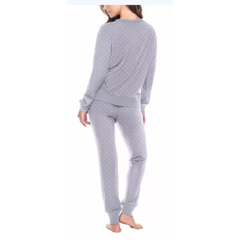 honeyee.com Women's pajamas polka dots purple 2XL Size ONE SIZE - 3 Thumbnail
