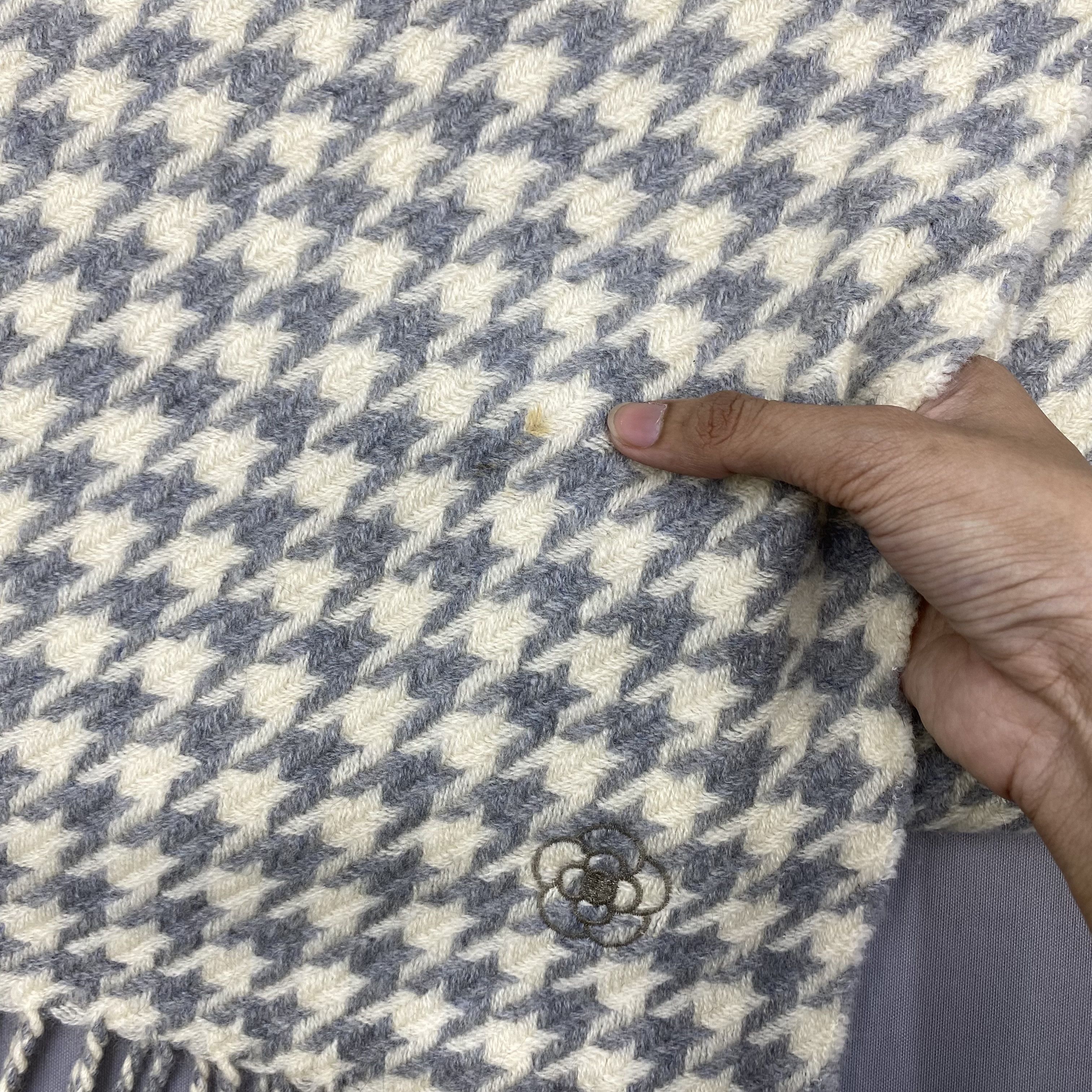 Japanese Brand Vintage Mary Quant Scarf Muffler Wool Wraps Babuskha Scarves Size ONE SIZE - 10 Thumbnail
