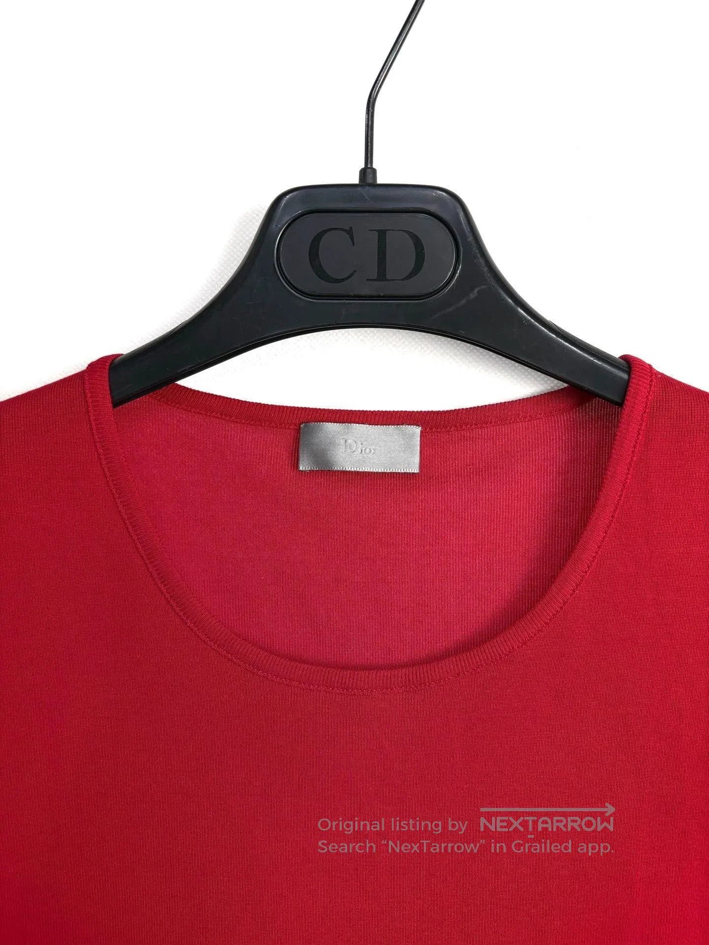 Dior Red Sleeveless Top with Side Tassel Details. Size US S / EU 44-46 / 1 - 3 Thumbnail