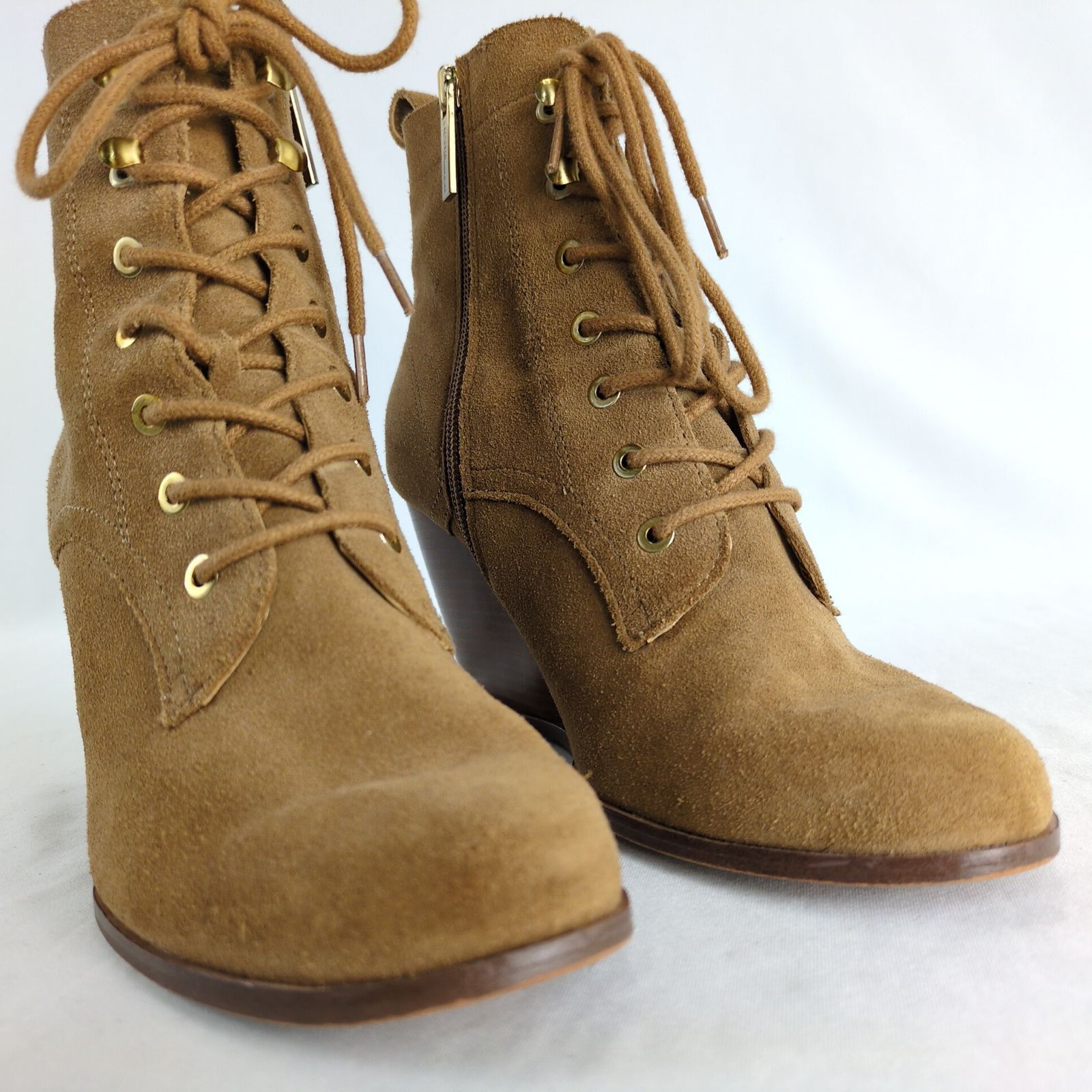 Bcbgmaxazria BCBGeneration Wiley Suede Leather Wedge Ankle Boots Womens 7 Size US 7 / IT 37 - 4 Thumbnail