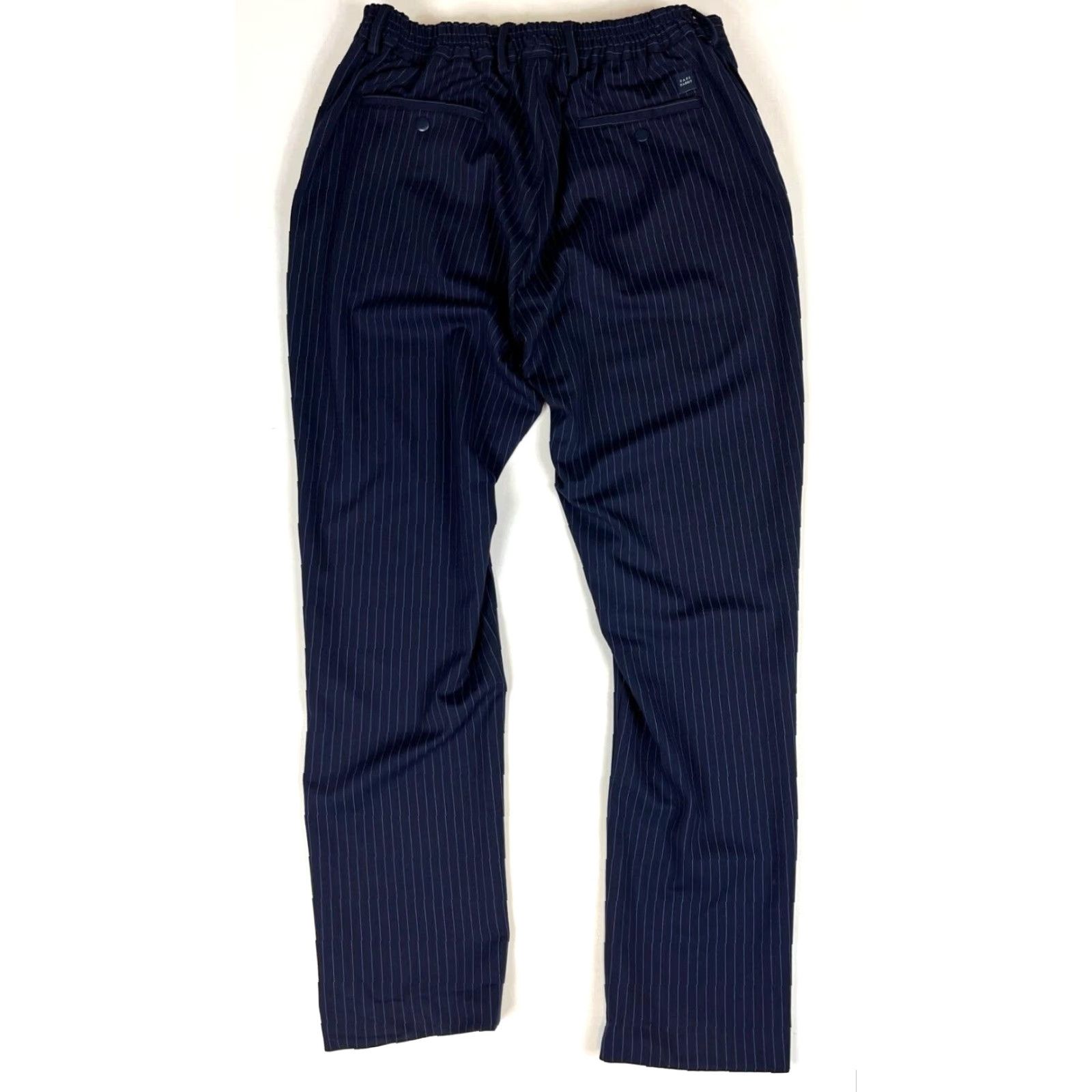 Vintage VINTAGE Men's Rare Rabbit Ander Classic Pin Stripe Trousers Navy 36 Slim Fit Regular Men’s Pants Inseam 31" Size US 36 / EU 52 - 7 Thumbnail