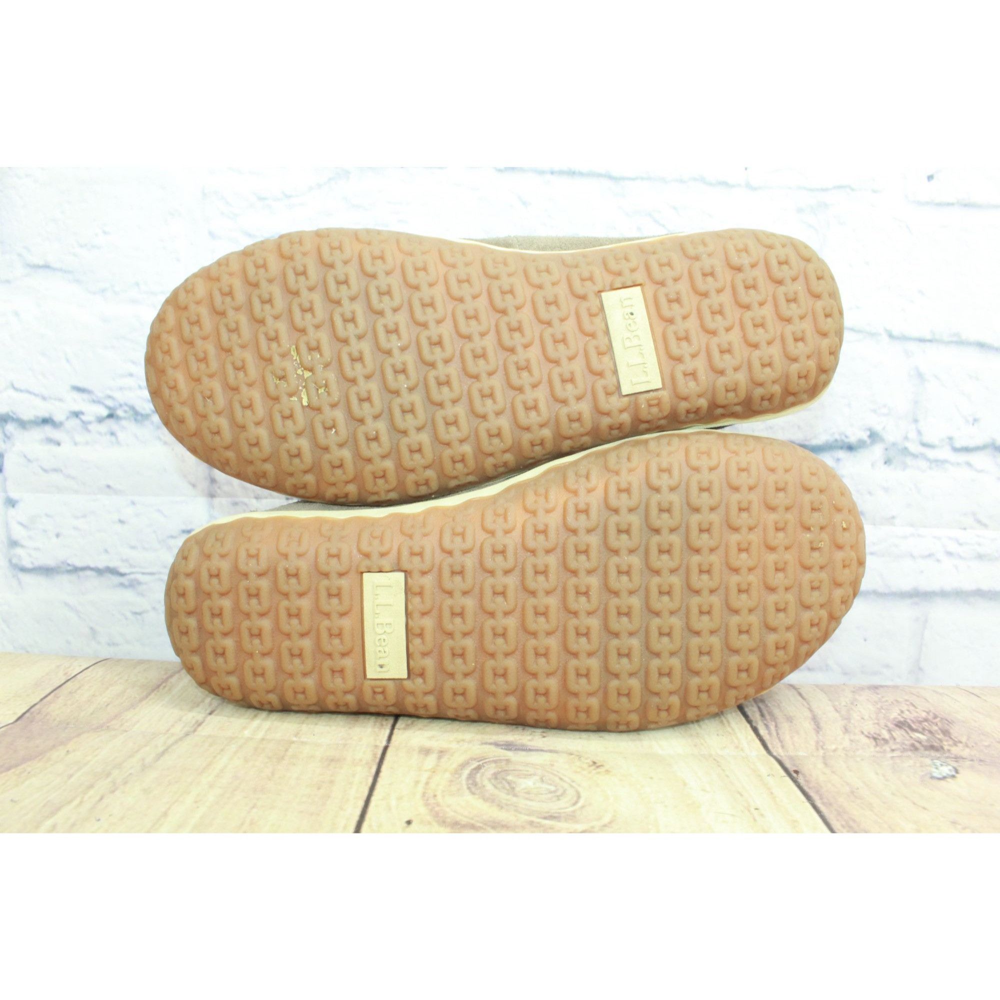 L.L. Bean LL Bean Dark Cement Fleece Lined Mountain Moccasins Size US 8 / IT 38 - 9 Thumbnail