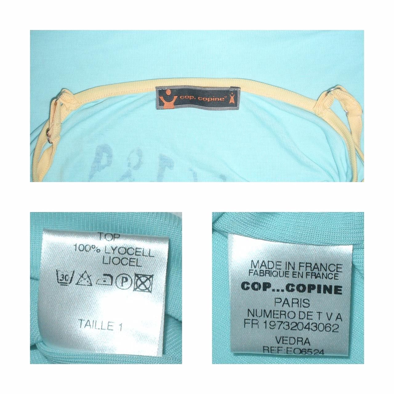 Cop Copine Made in France Cop Copine cami top with halter neck ties Size S / US 4 / IT 40 - 2 Thumbnail