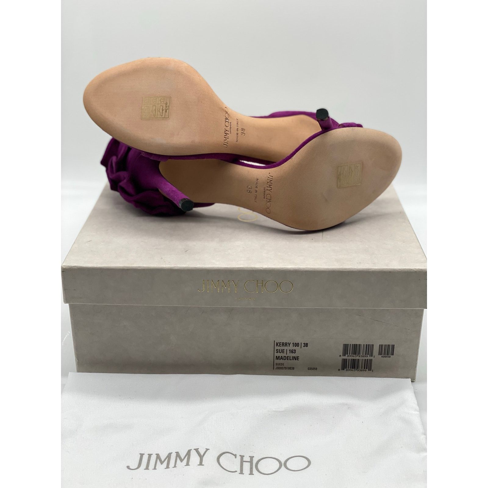 Jimmy Choo Jimmy Choo Kerry 100 Sandals Madeline (Blush Pink) sz. 38 EU Size US 8 / IT 38 - 10 Thumbnail