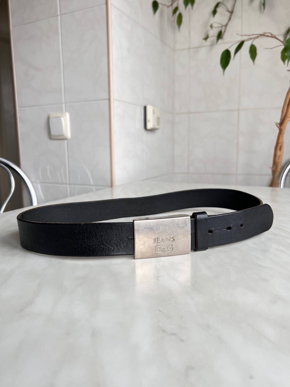 Dolce & Gabbana Vintage Dolce Gabbana Belt Steel Buckle D&G JEANS 1990s Y2K Size ONE SIZE - 10 Thumbnail