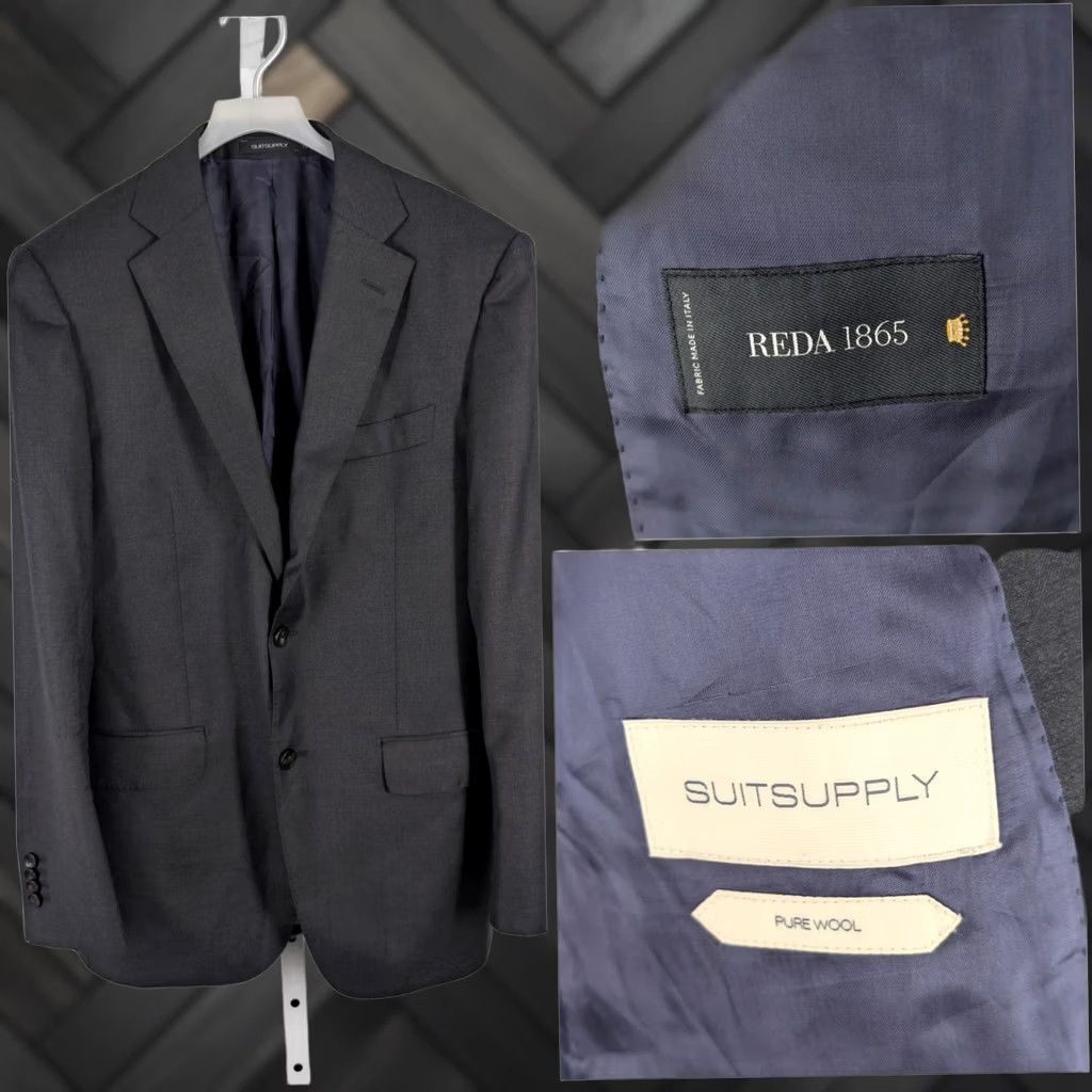 Suitsupply Suitsupply Napoli Reda 1865 Wool Blazer Gray 38R Sport Coat Mens Jacket / Blazer Size 38R - 1 Thumbnail