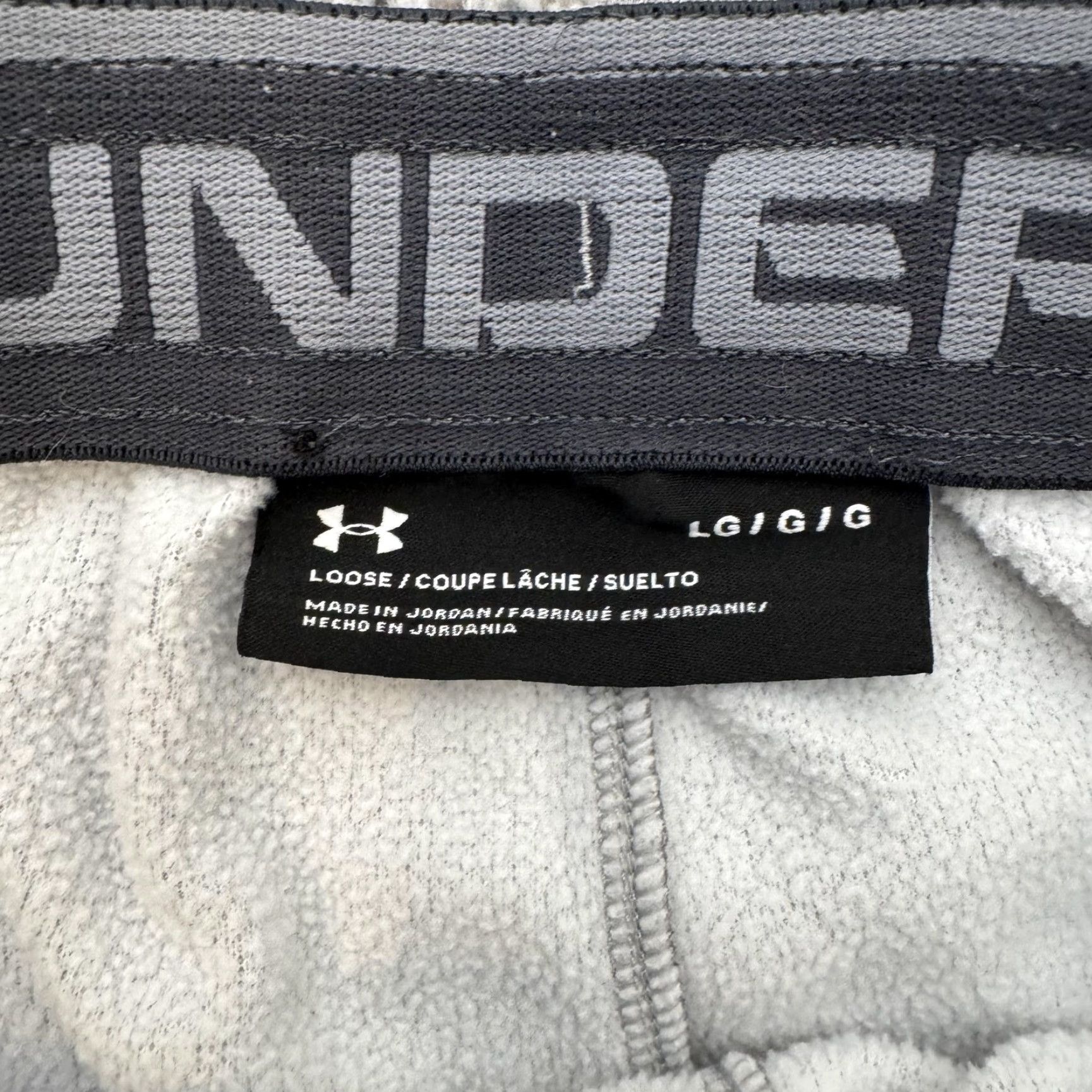 Under Armour Under Armour Sweatpants Mens Large Gray Athletic Joggers 1847 Knight Logo Drawstring Pants Regular XS? Size US 33 - 7 Thumbnail