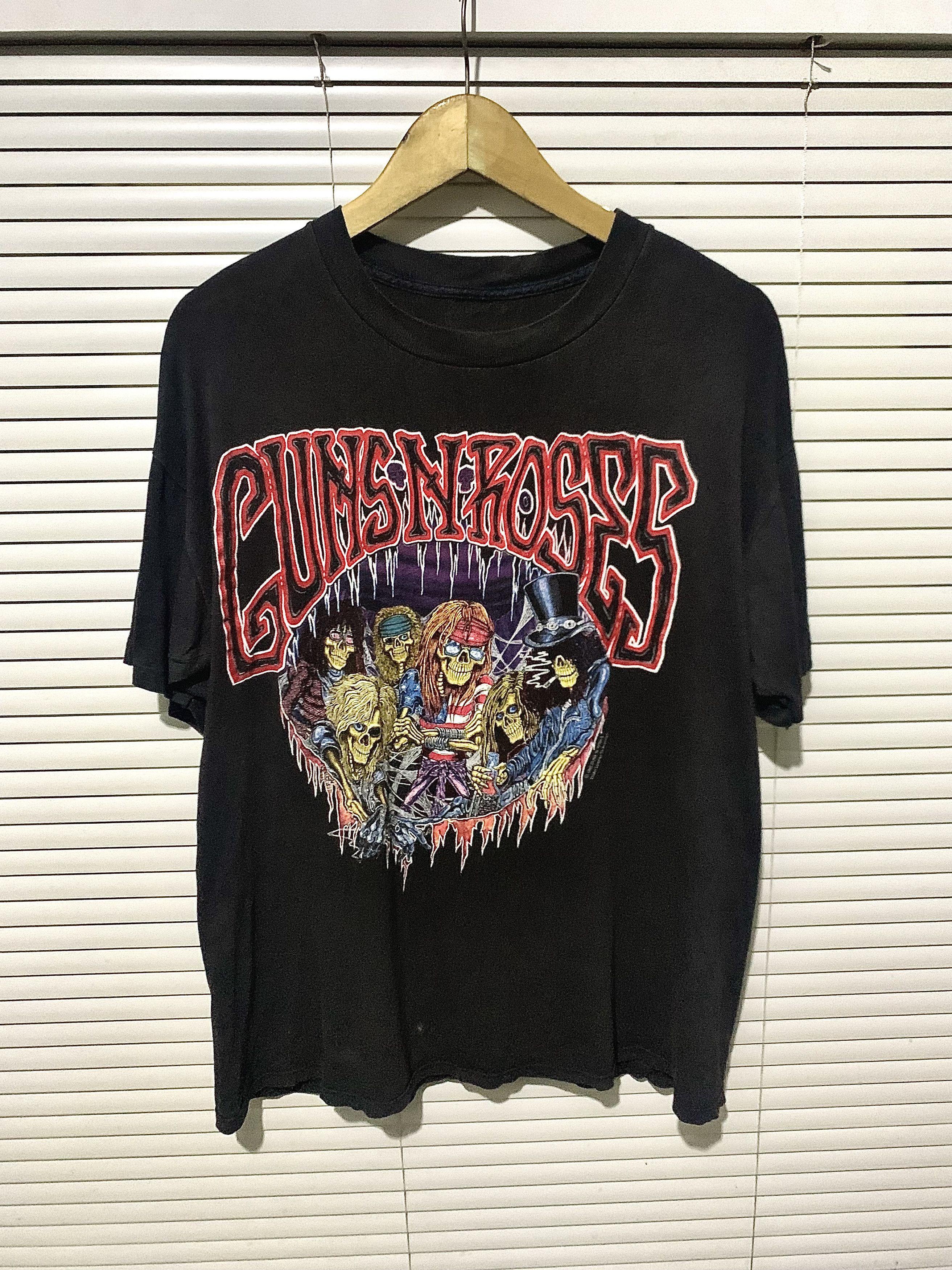 Band Tees 🔥RARE🔥 VINTAGE Guns N Roses T-SHIRT GNR Size US L / EU 52-54 / 3 - 1 Thumbnail