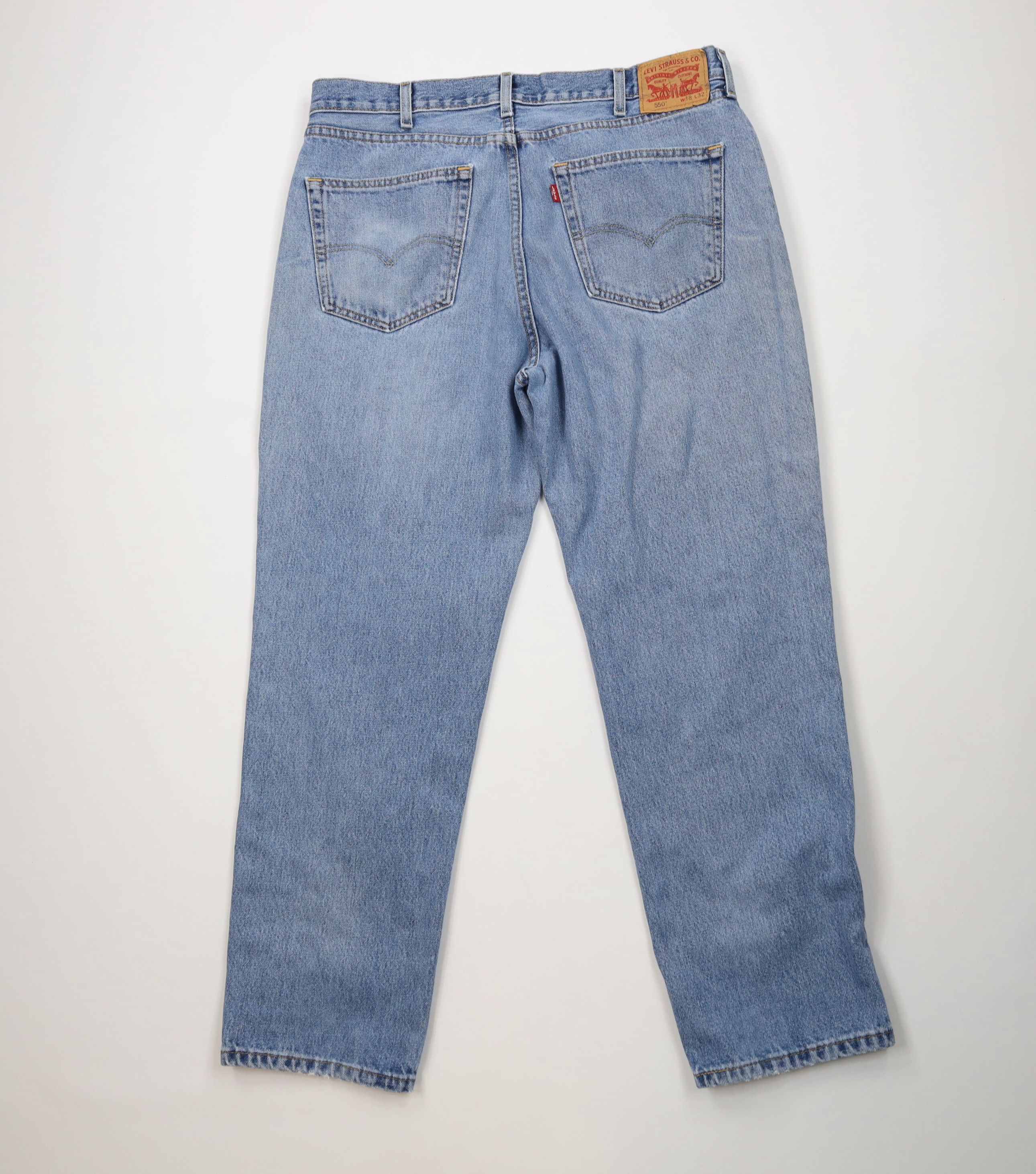 Levi's Vintage Y2K Levis 550 Relaxed Fit Denim Jeans Blue Cotton Size US 38 / EU 54 - 12 Thumbnail