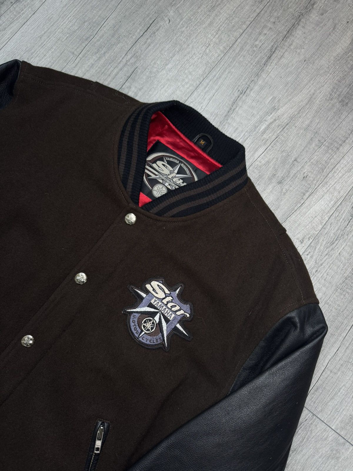 Leather × Yamaha Yamaha vintage bomber leather jacket L avant garde Size US L / EU 52-54 / 3 - 3 Thumbnail