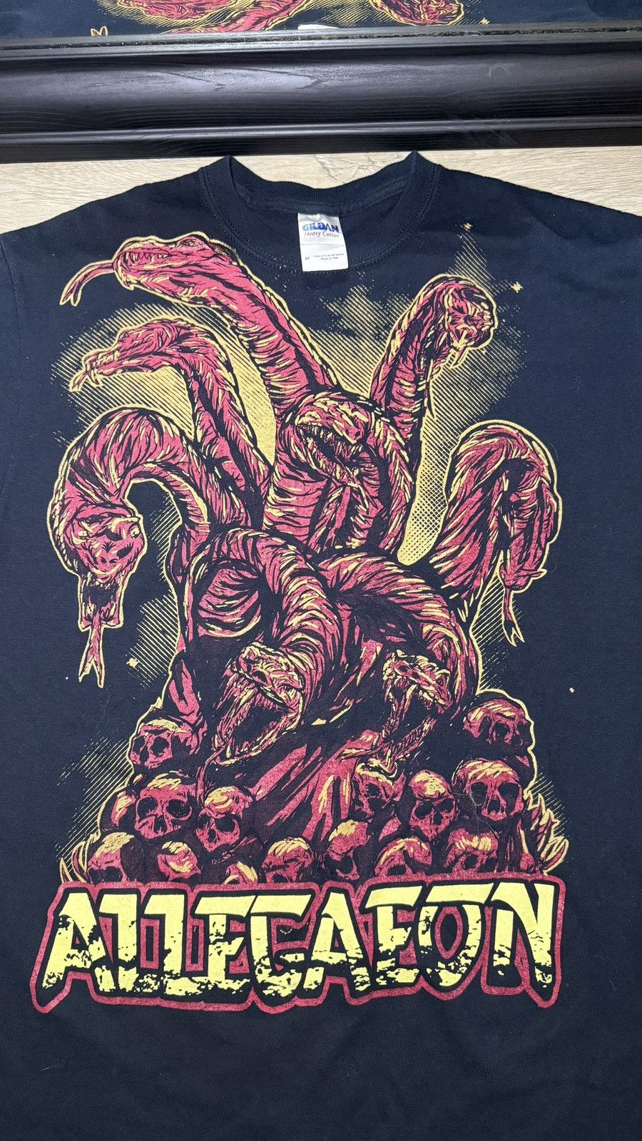 Giant Y2K 2000s Allegaeon Death Metal Band Tee Shirt Size US M / EU 48-50 / 2 - 2 Thumbnail