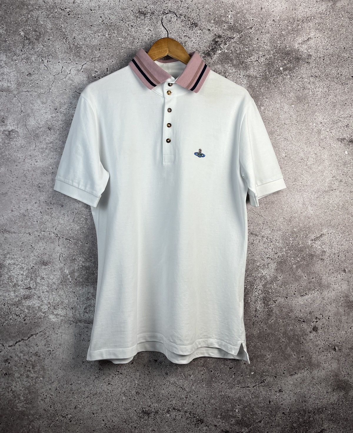Vivienne Westwood Contrast Collar Polo Shirt