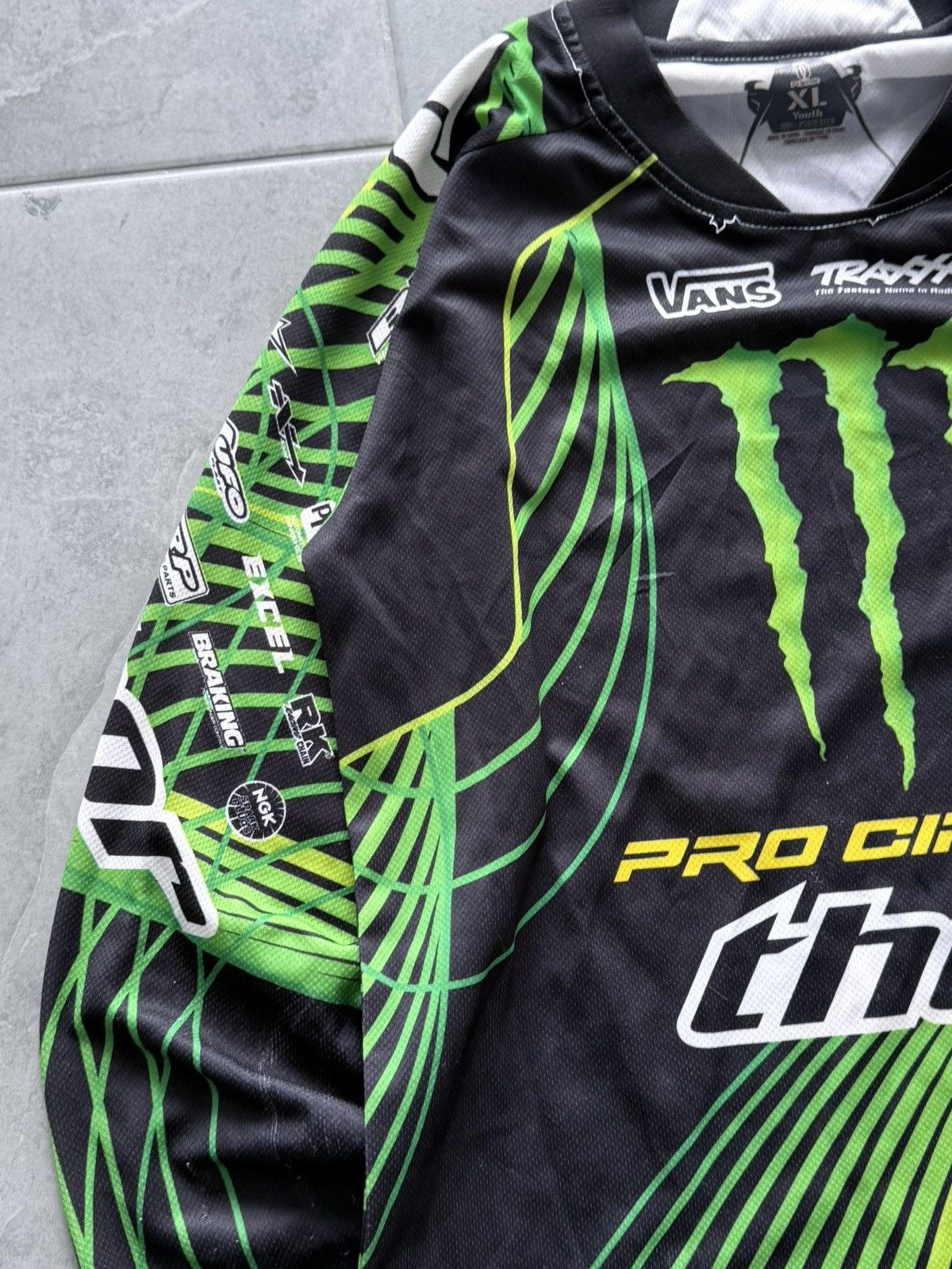 Fox Racing Vintage Y2K Monster Energy Moto Jersey ASAP Rocky Style Size US S / EU 44-46 / 1 - 3 Thumbnail
