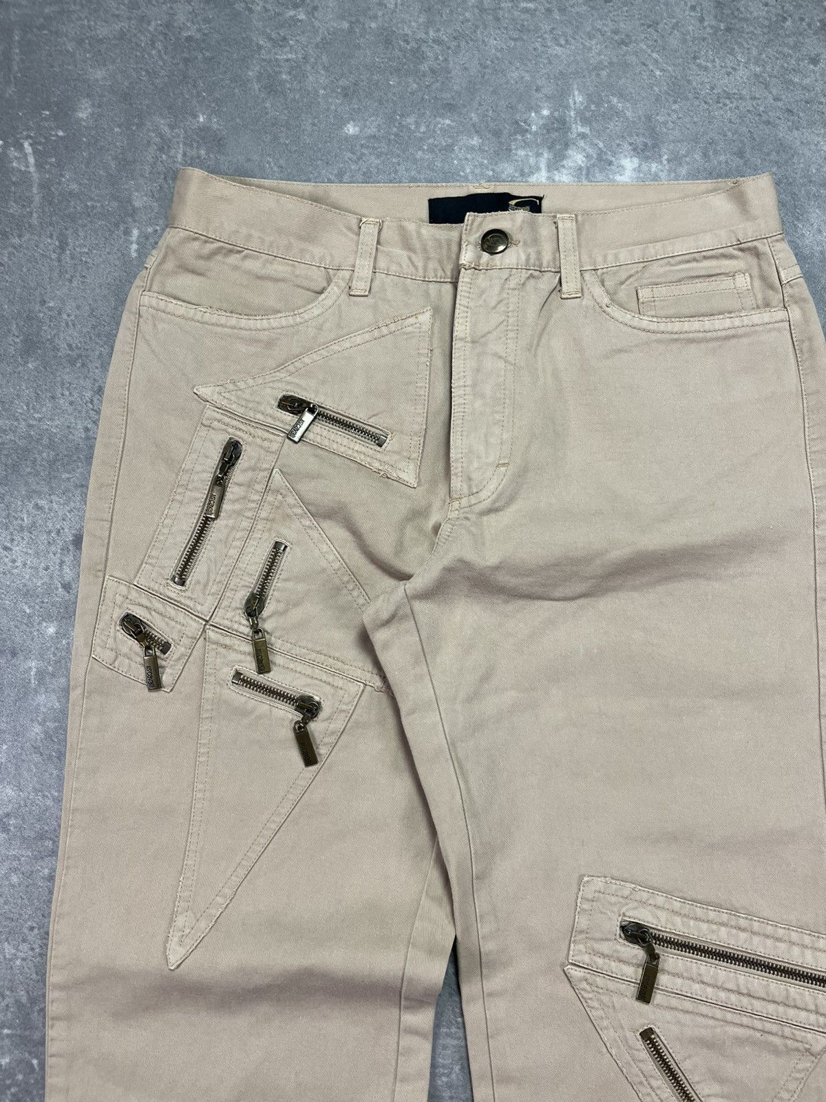 Just Cavalli SS05 Just Cavalli Geometrical Pockets Multi Zipper Pants 44 Size US 30 / EU 46 - 6 Thumbnail