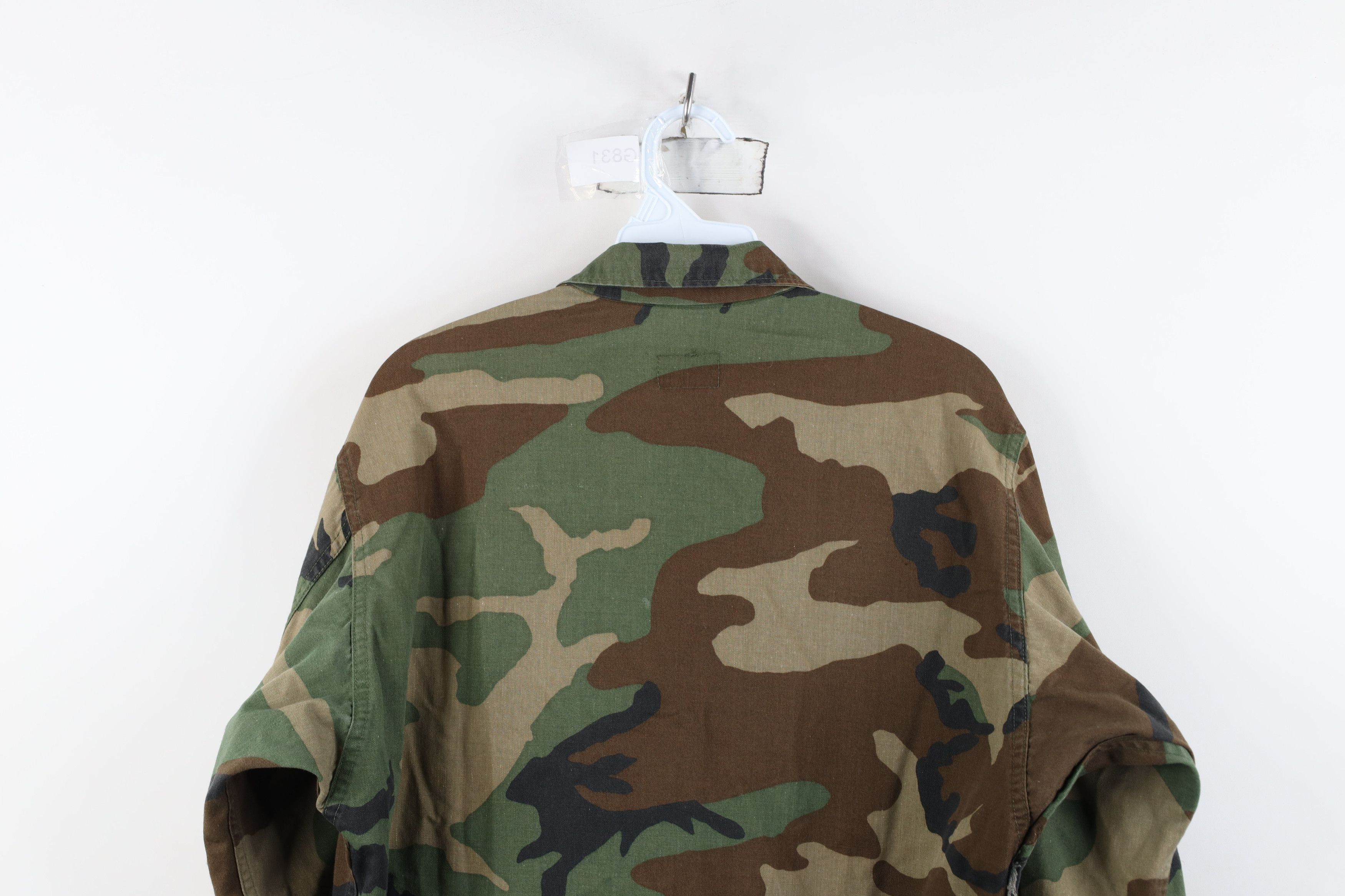 Vintage Vintage 80s US Military Camouflage Combat Jacket Coat USA Size US S / EU 44-46 / 1 - 14 Thumbnail