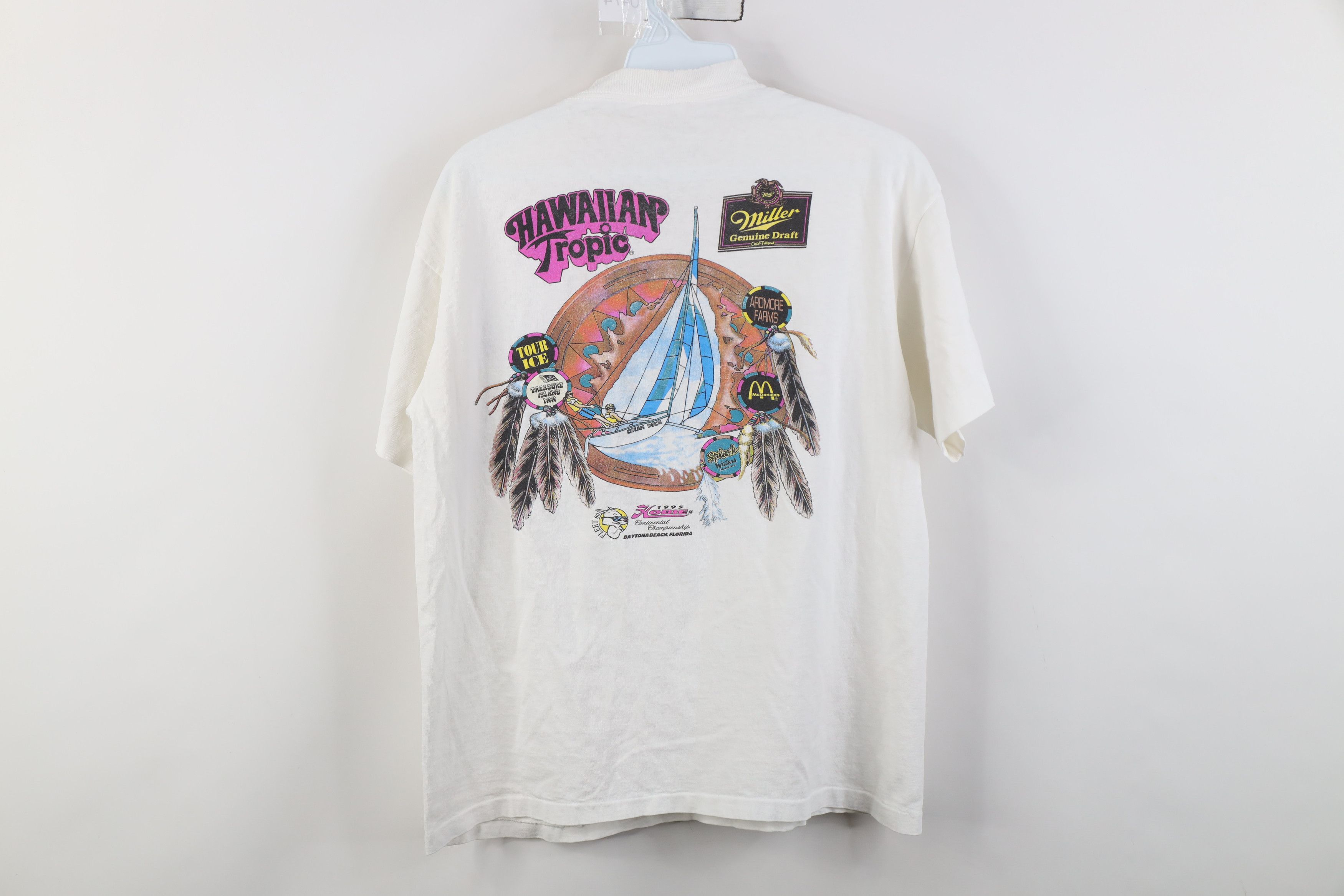 Vintage Vintage 90s Continental Championships Sailing T-Shirt USA Size M / US 6-8 / IT 42-44 - 13 Thumbnail