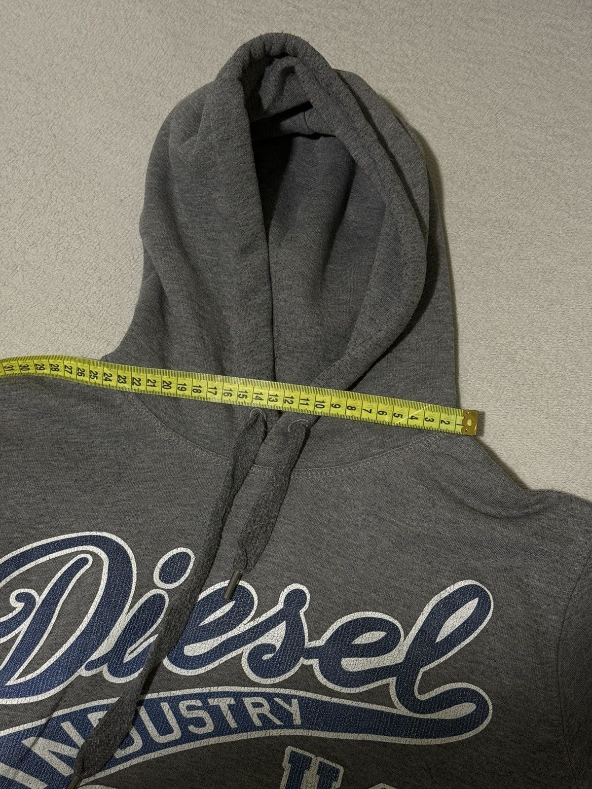 Diesel Vintage Diesel Industry Y2K basic oversized hoodie Size US M / EU 48-50 / 2 - 9 Thumbnail